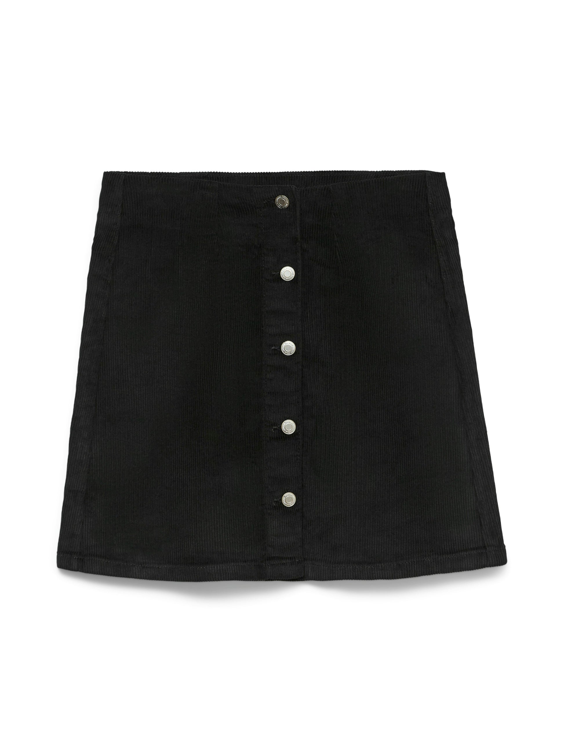 Vmetta Hr Short Cord Skater Skirt Noos (Black)