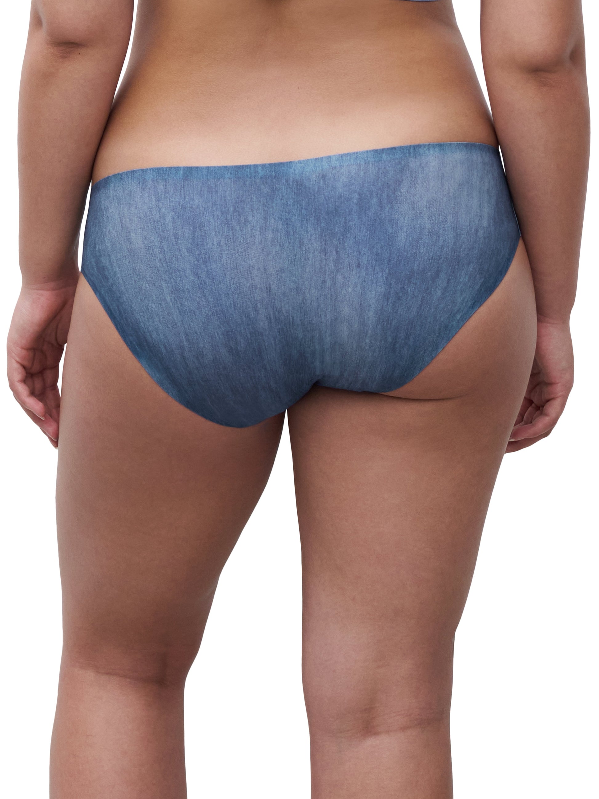 SoftStretch Slip (Blue Denim Print)