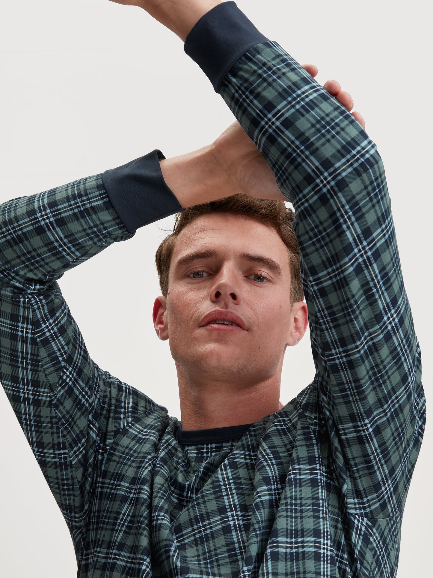 MEN Pyjamas with cuff (Dark Glen)