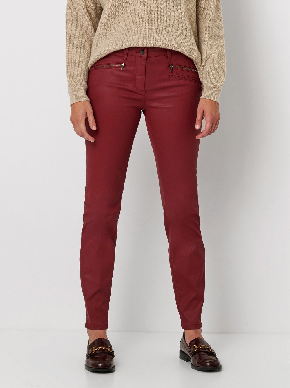 Perfect Shape Skinny Zip (Rusty Red)