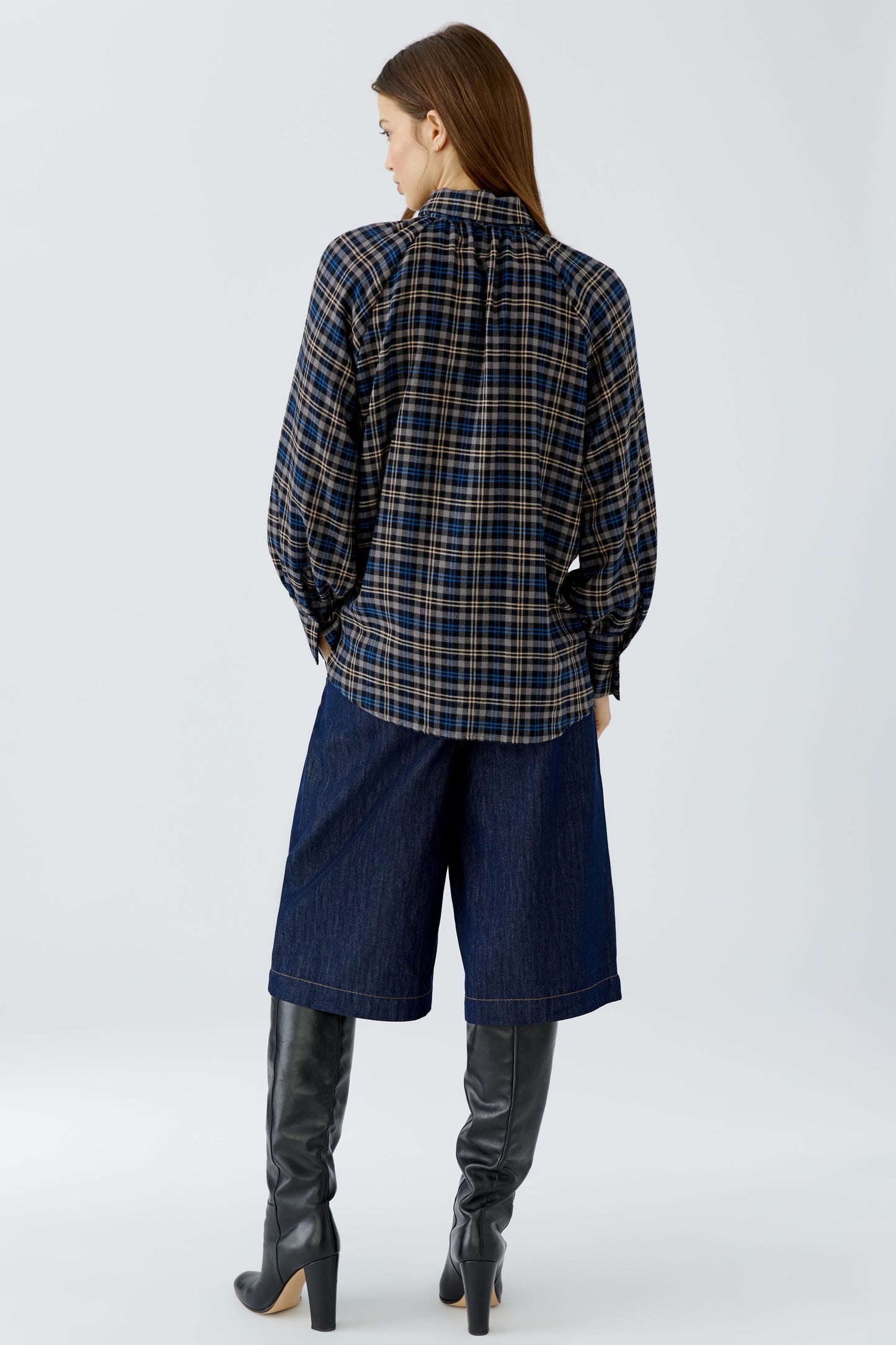 Bluse (Dk Blue Camel)