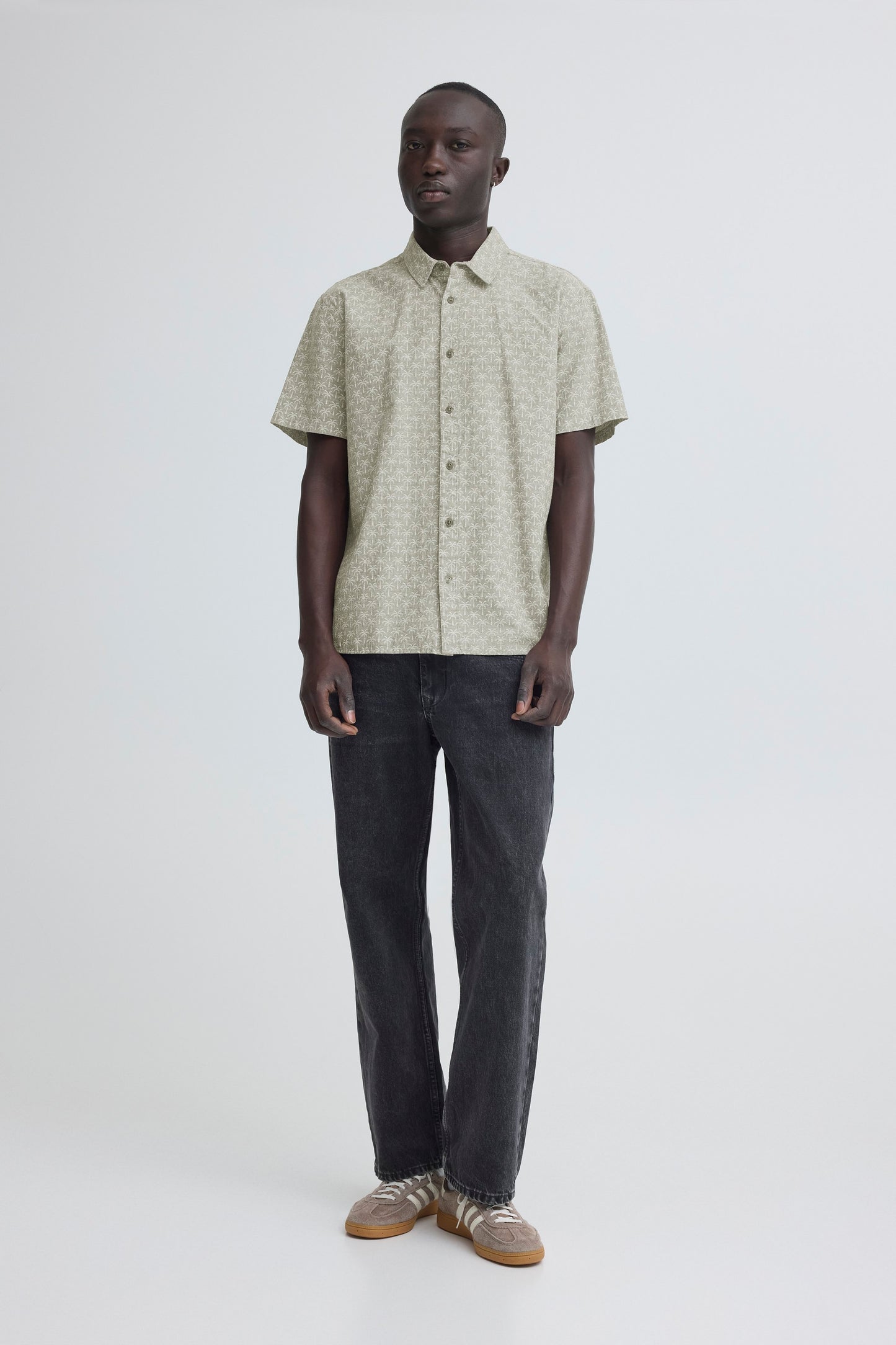 Bhaban Shirt Print (Dusty Oliv)