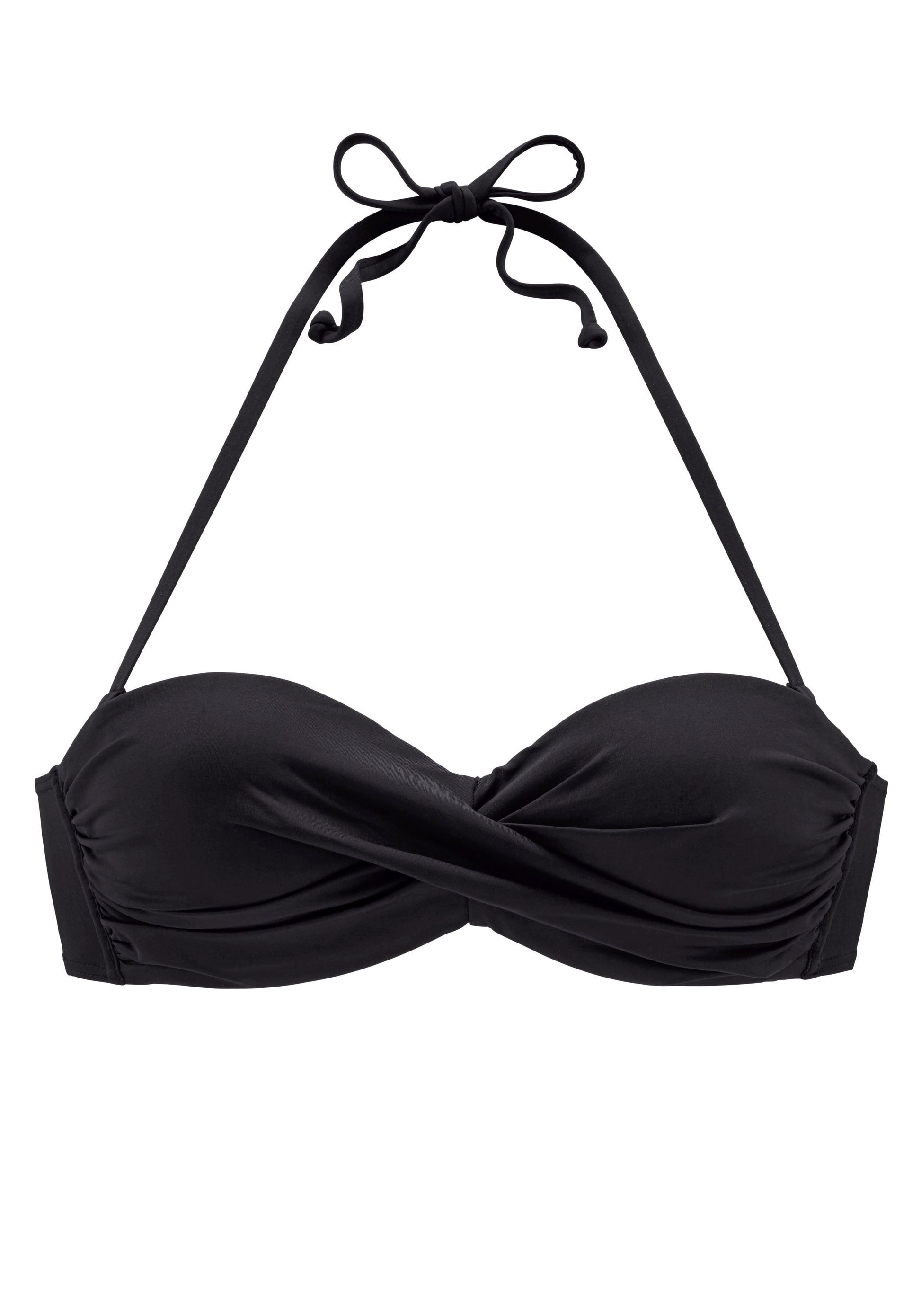 LASCANA Bügel-Bandeau-Top (Black)