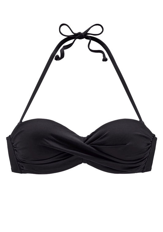 LASCANA Bügel-Bandeau-Top (Black)