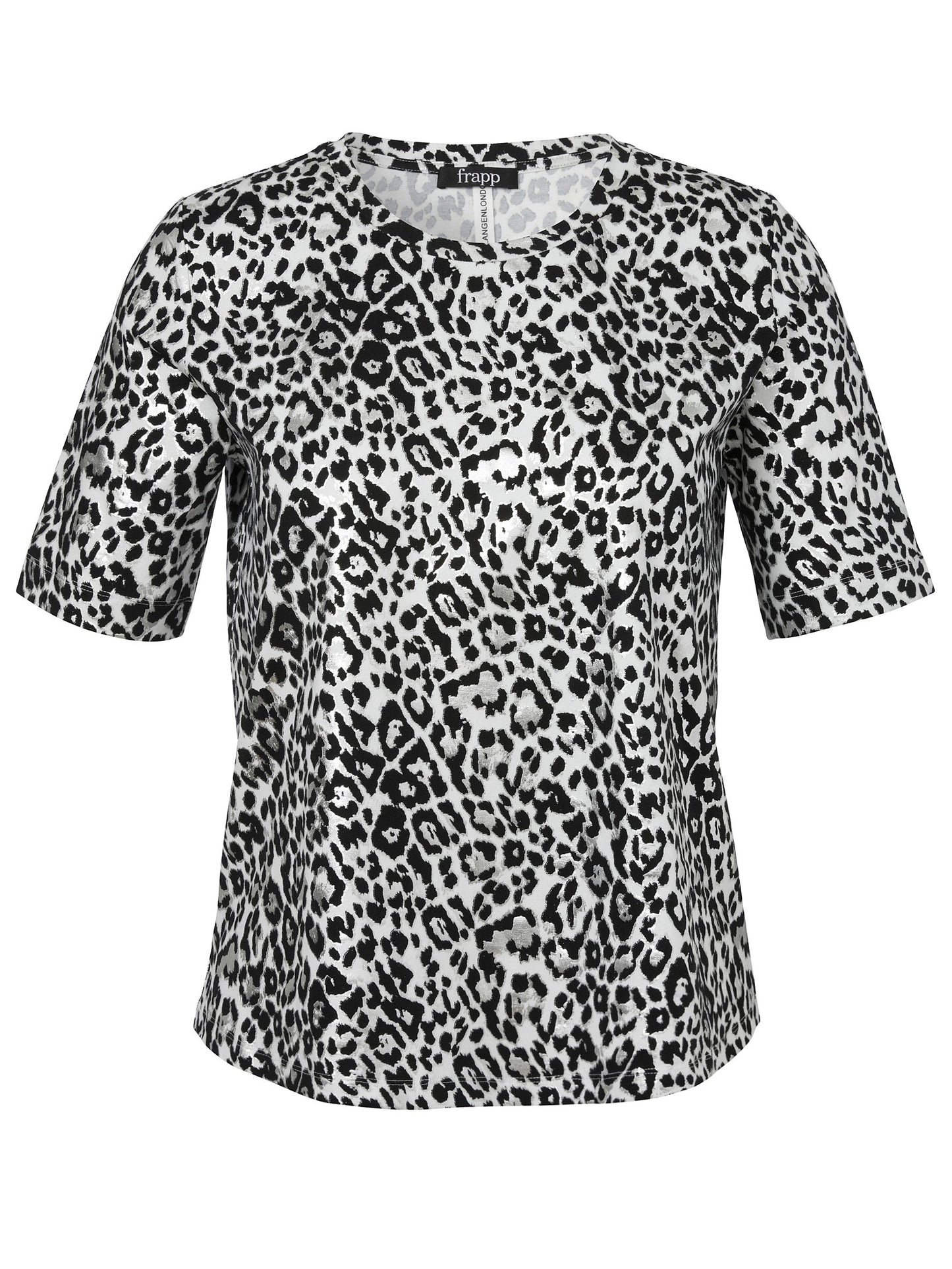 T-Shirt Rundhals 1/2 Arm Druck (Offwhite Multico)