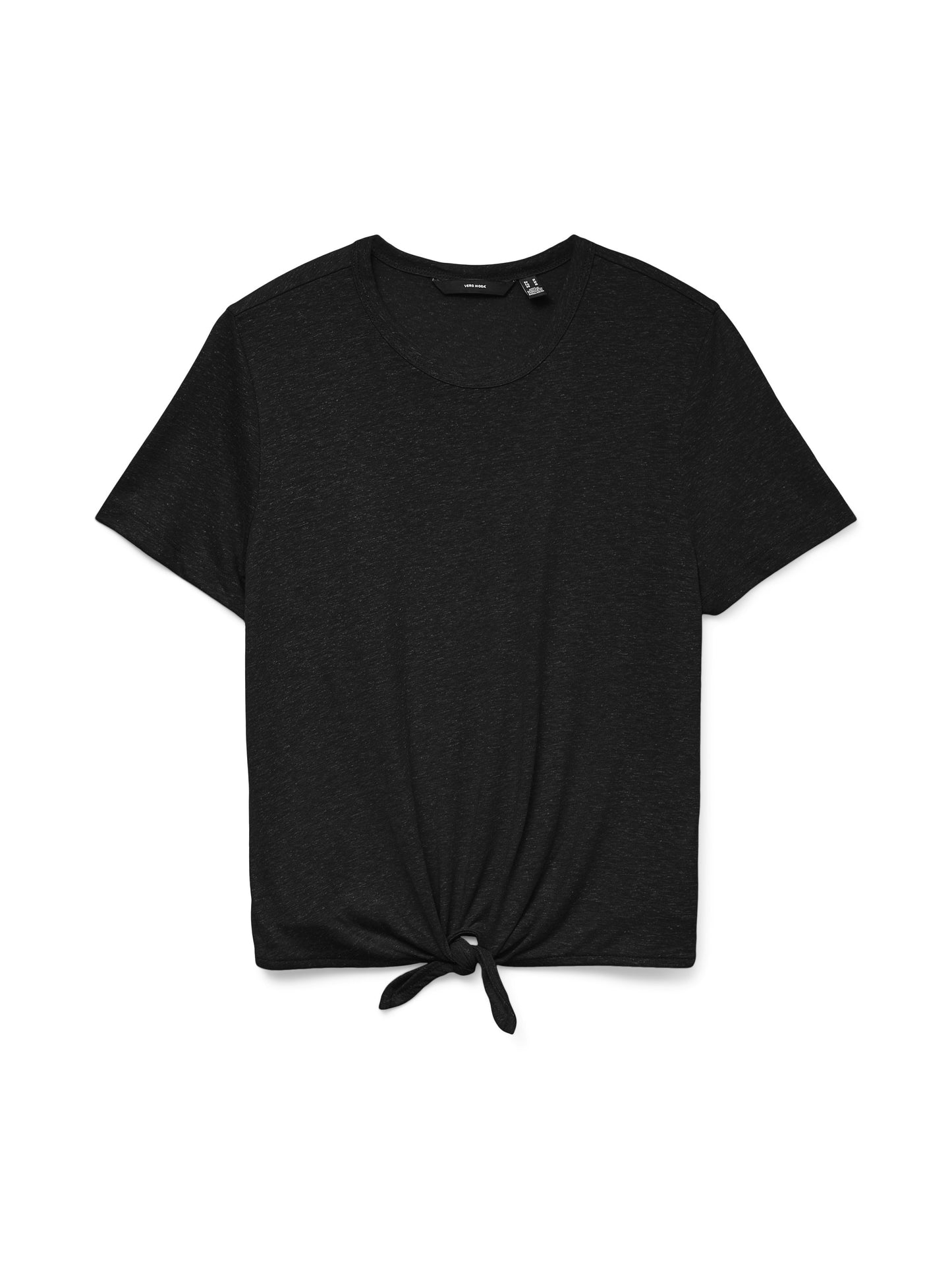 Vmhanna Ss Crop Tie Top Jrs Ga (Black)