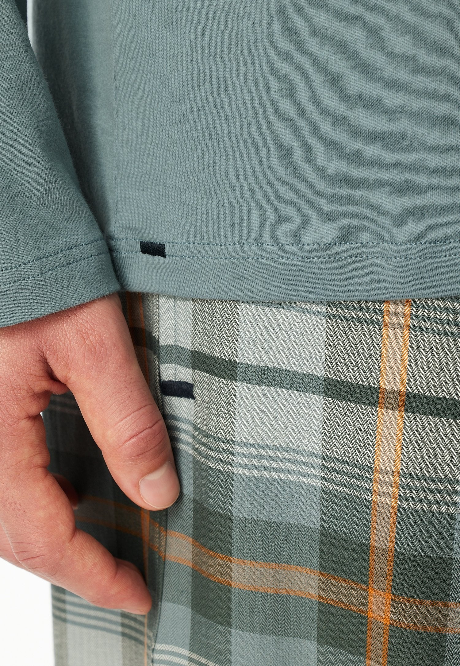 Langarmshirt Rundhals (Mineral)
