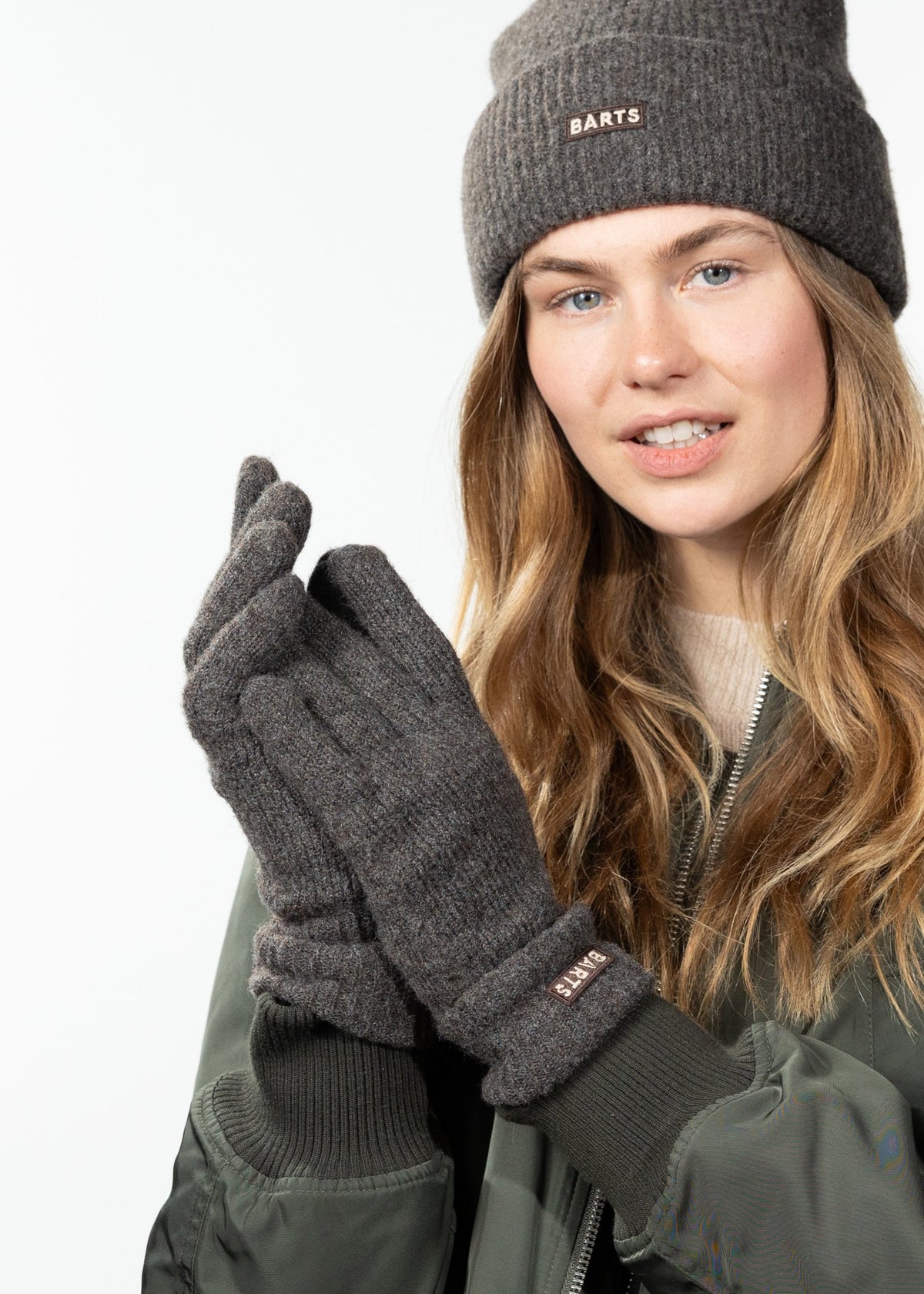 Ardelve Gloves (Beige Dark Brown)