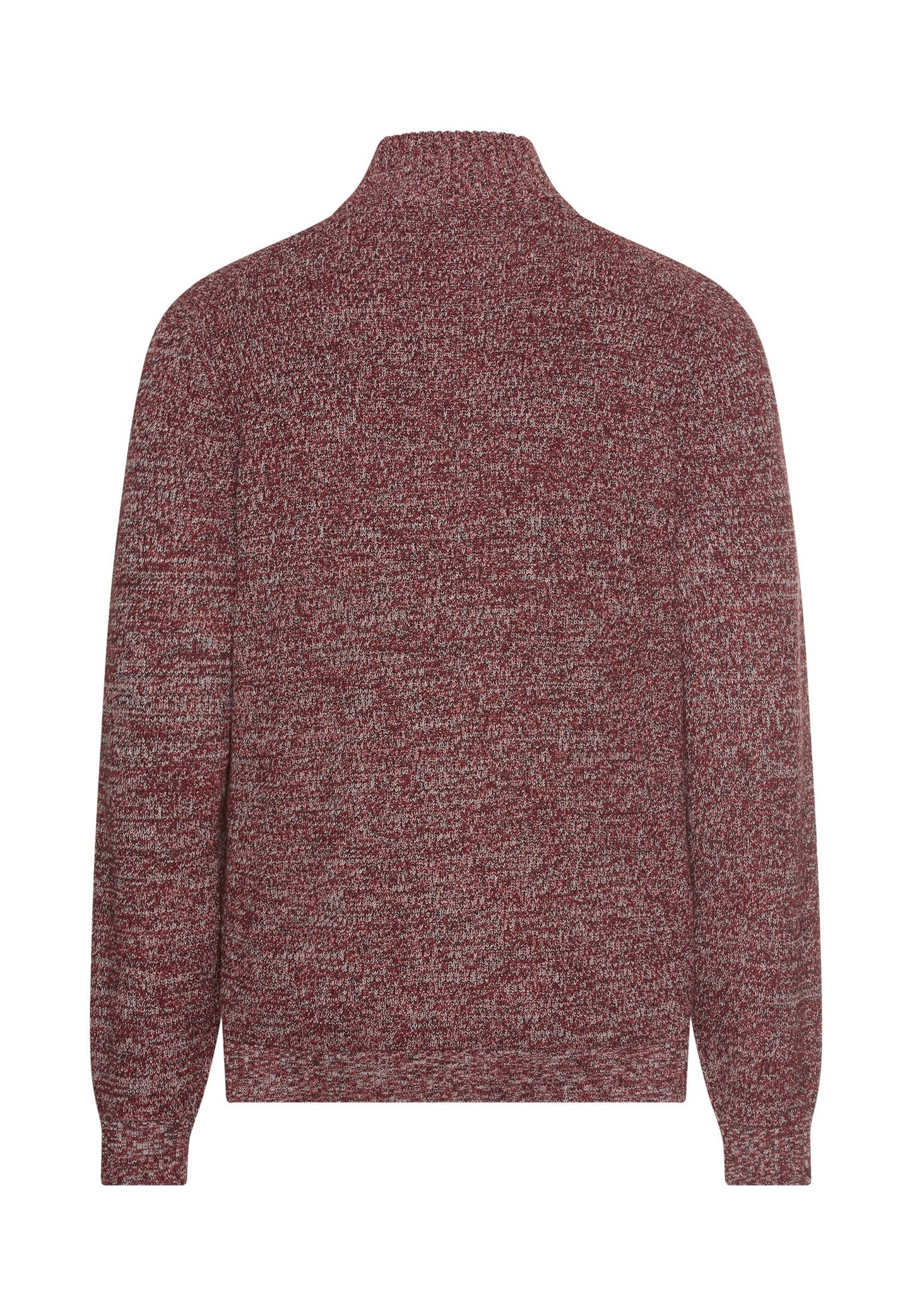 Strick-Troyer mit melierter Struktur (Amber Red)