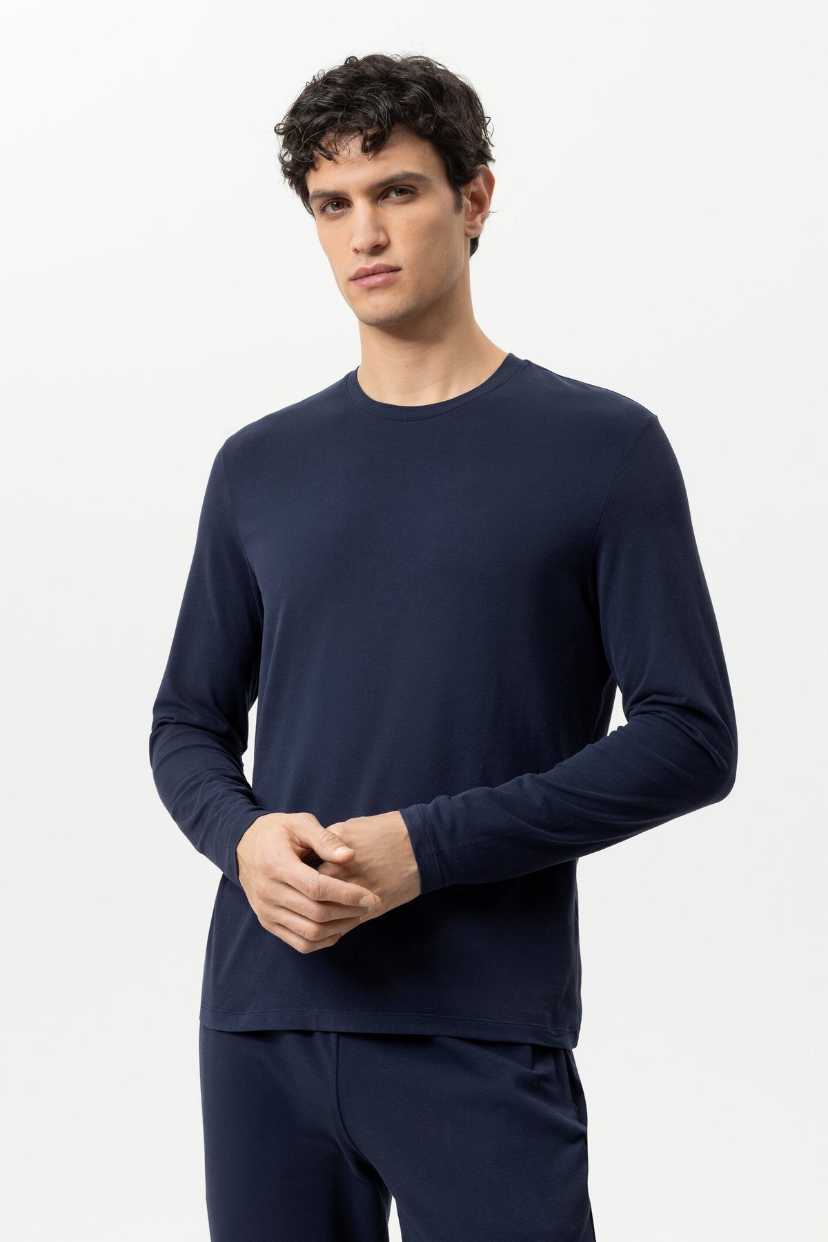 T-Shirt langarm (Yacht Blue)