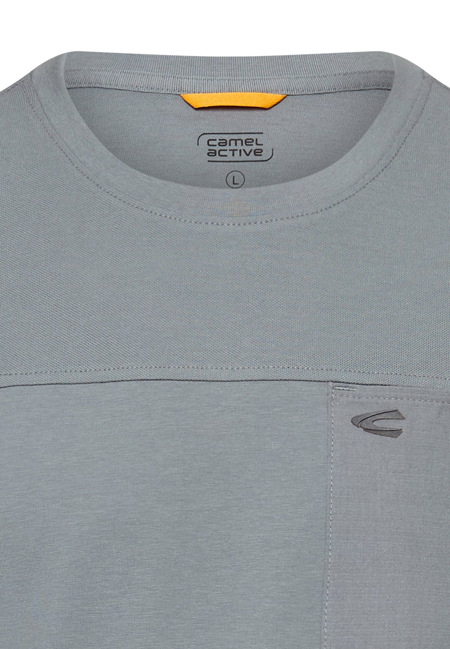 T-Shirt mit Brusttasche (Stormy Blue)