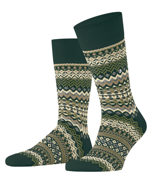 Burlington Fair Isle Herren (Forest)