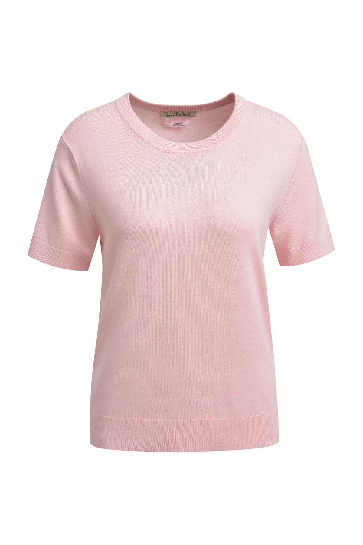 Basic Half Slv Pullover (Powder Ros©)