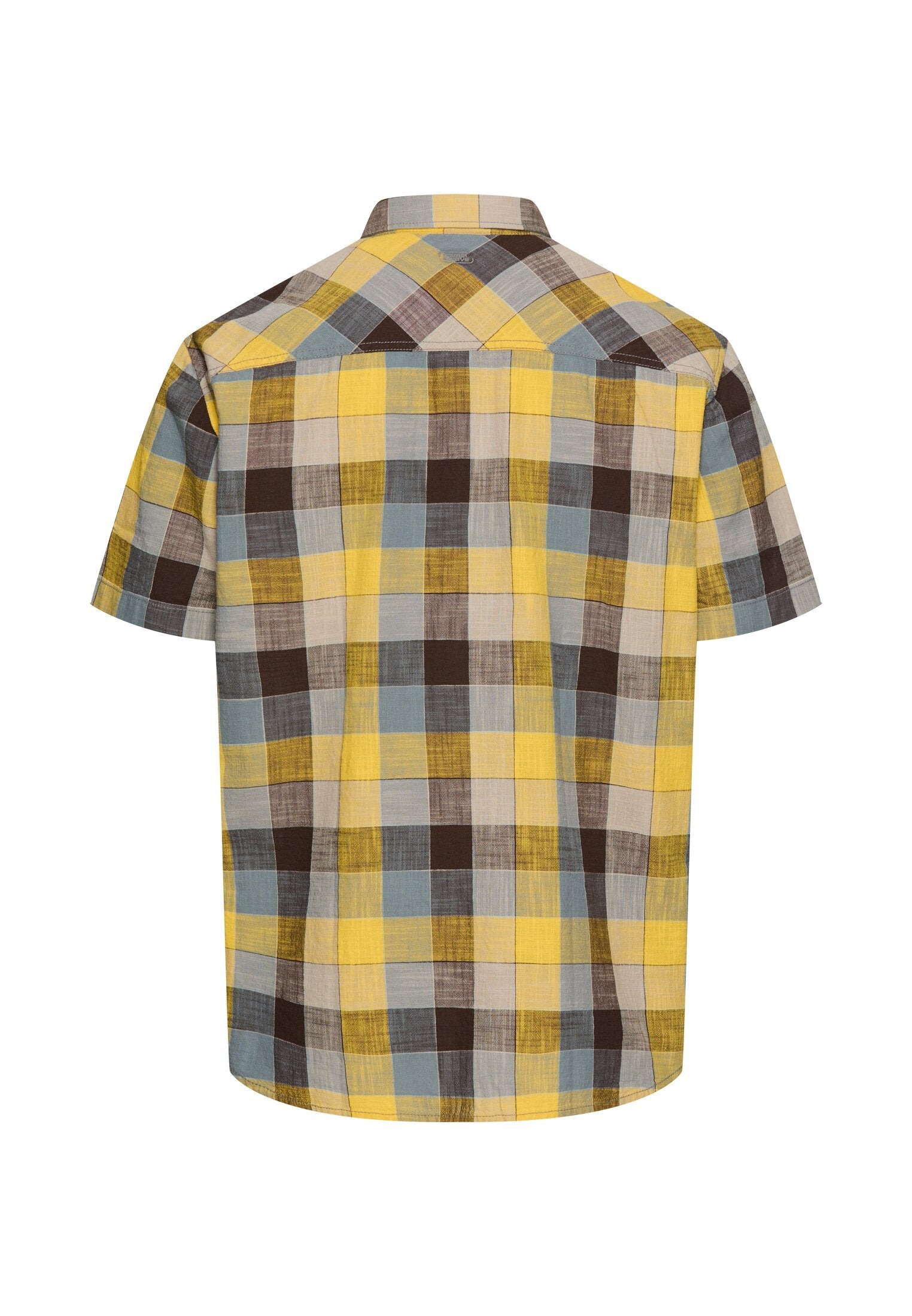 Karohemd aus reiner Baumwolle (Sun Yellow)