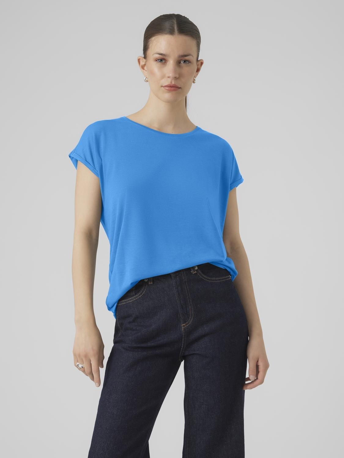 Vmava Plain Ss Top Ga Jrs Noos (Ibiza Blue)