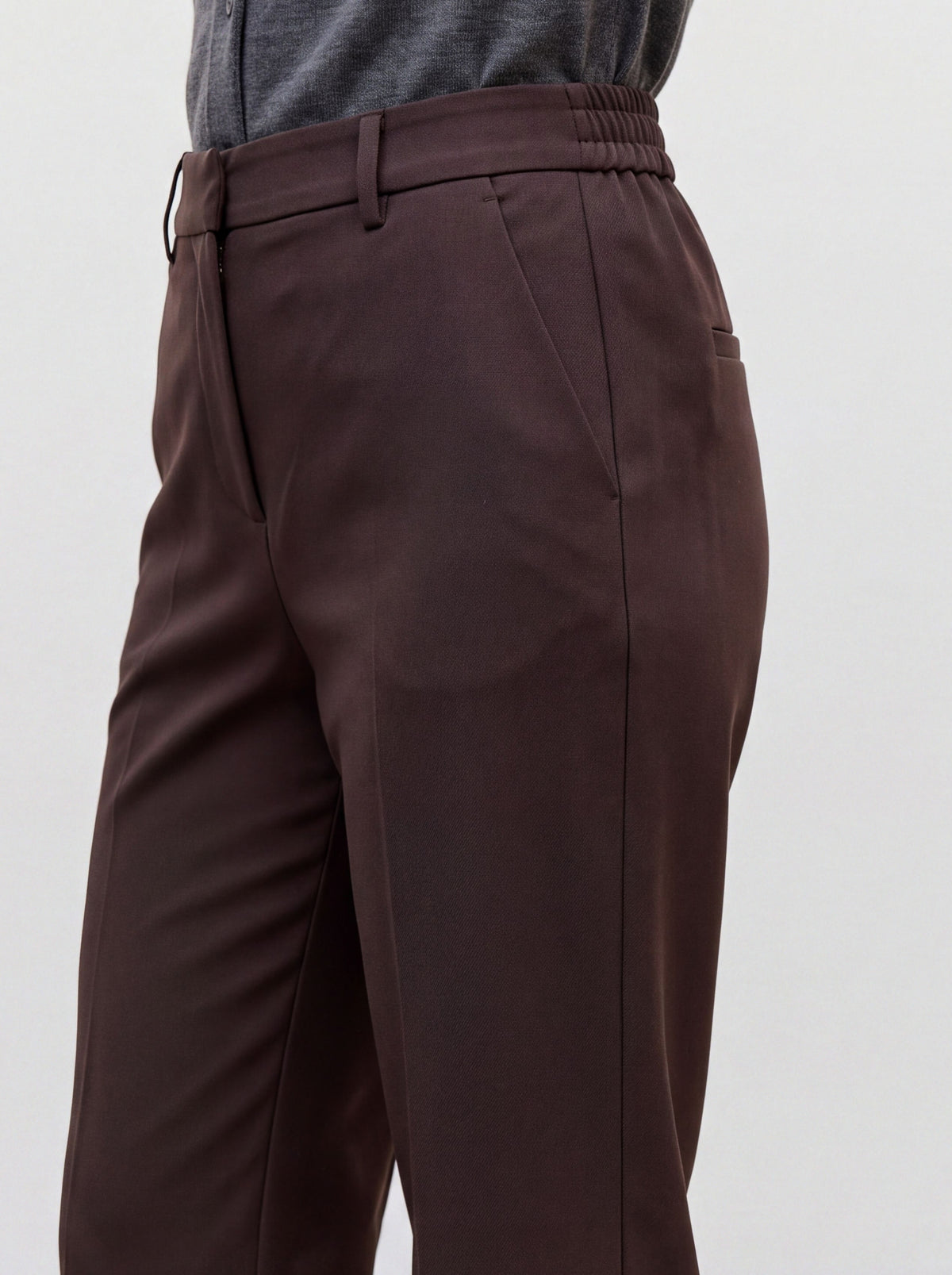 Vmmaya Mw Straight Solid Pant Noos (Chocolate Tor)