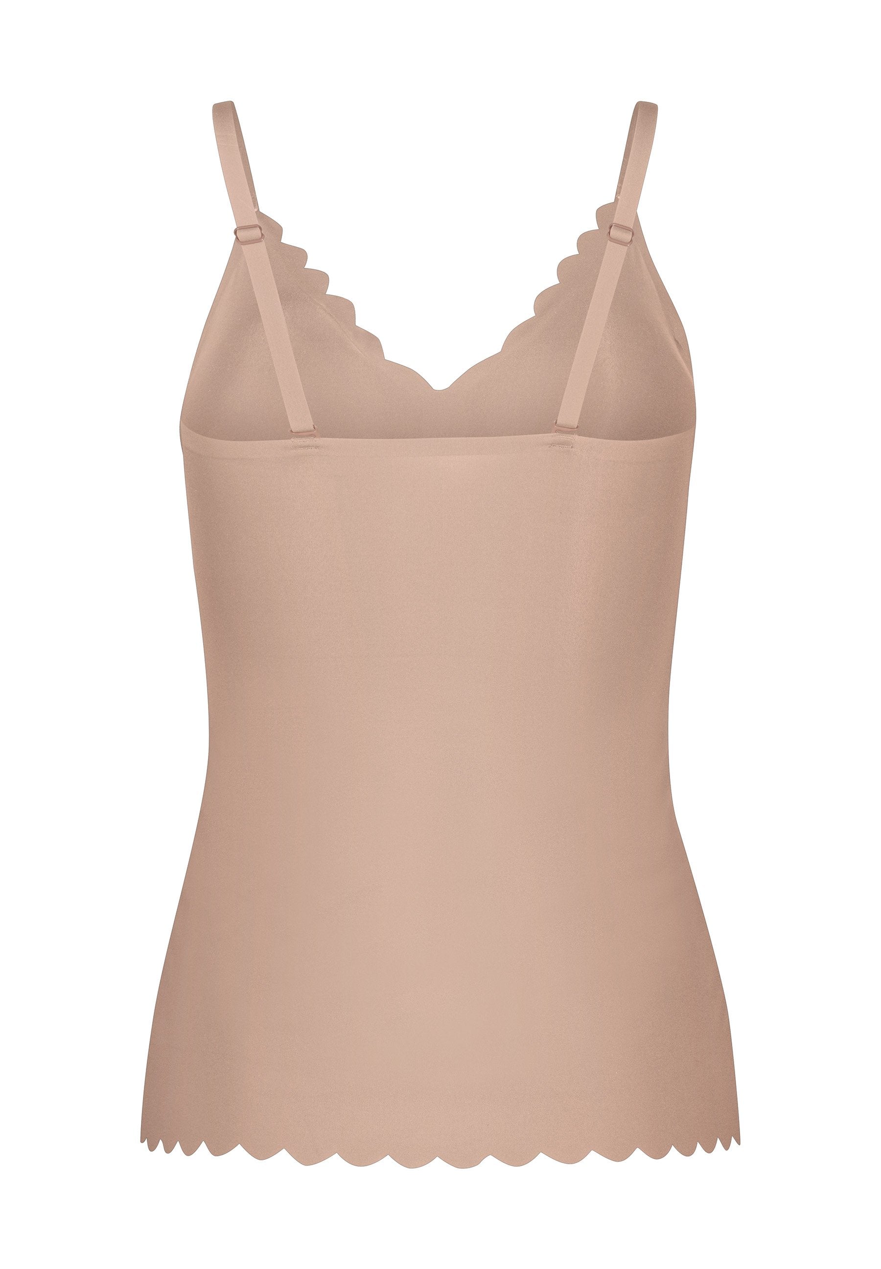 Spaghettishirt herausn. Pads (Beige)