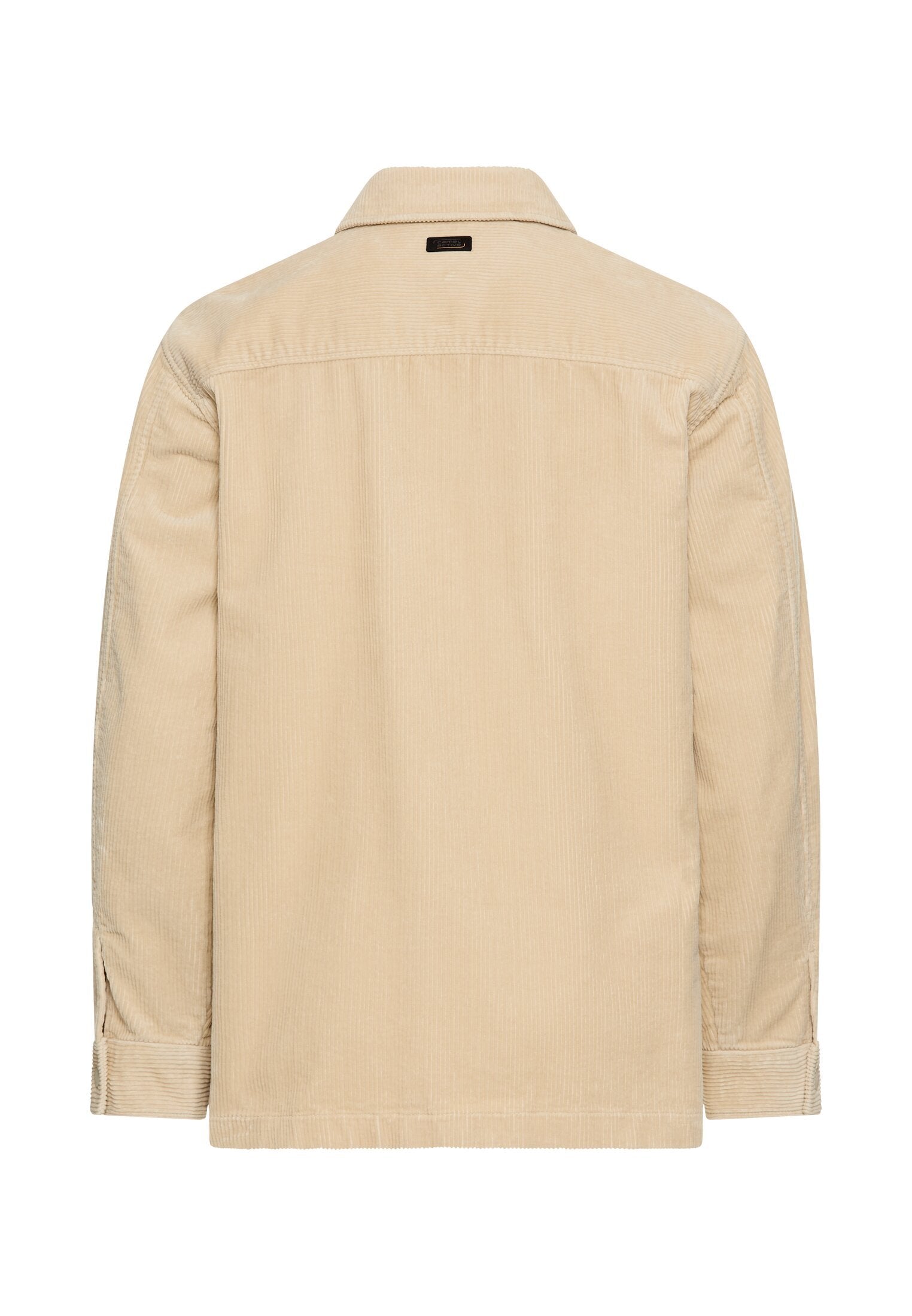 Cord Overshirt mit Druckknöpfen (Oatmeal)