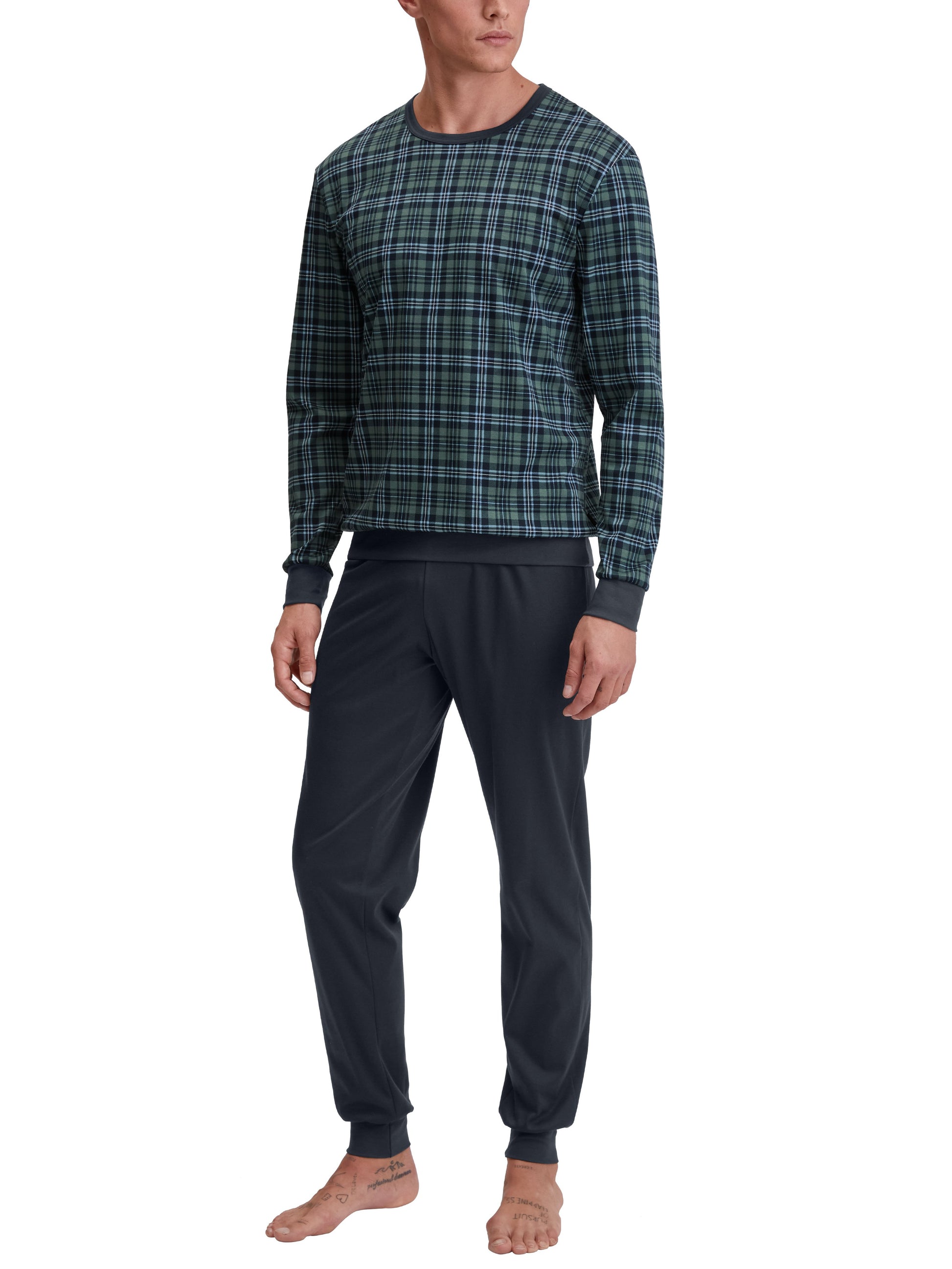 MEN Pyjamas with cuff (Dark Glen)