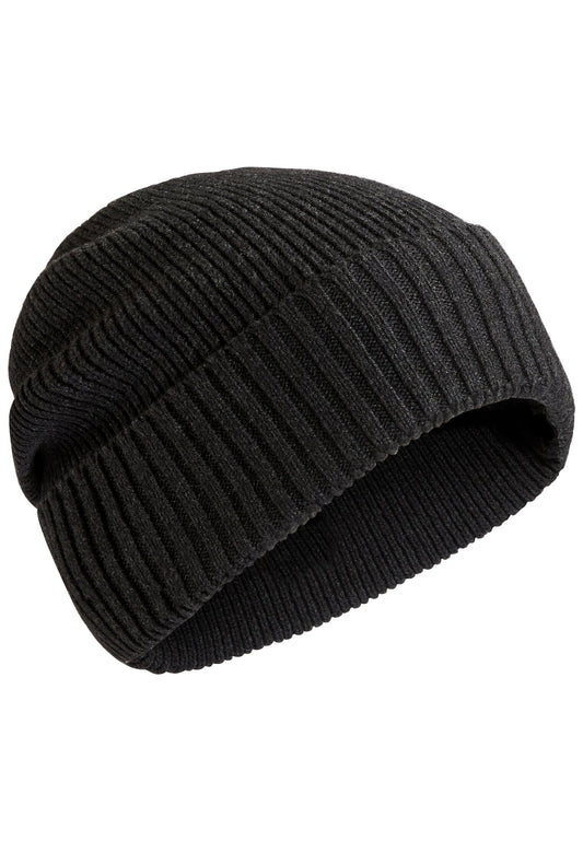 Strickmütze aus Baumwollgemisch (Asphalt)