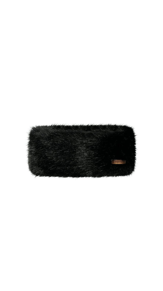 Fur Headband (Black Black)