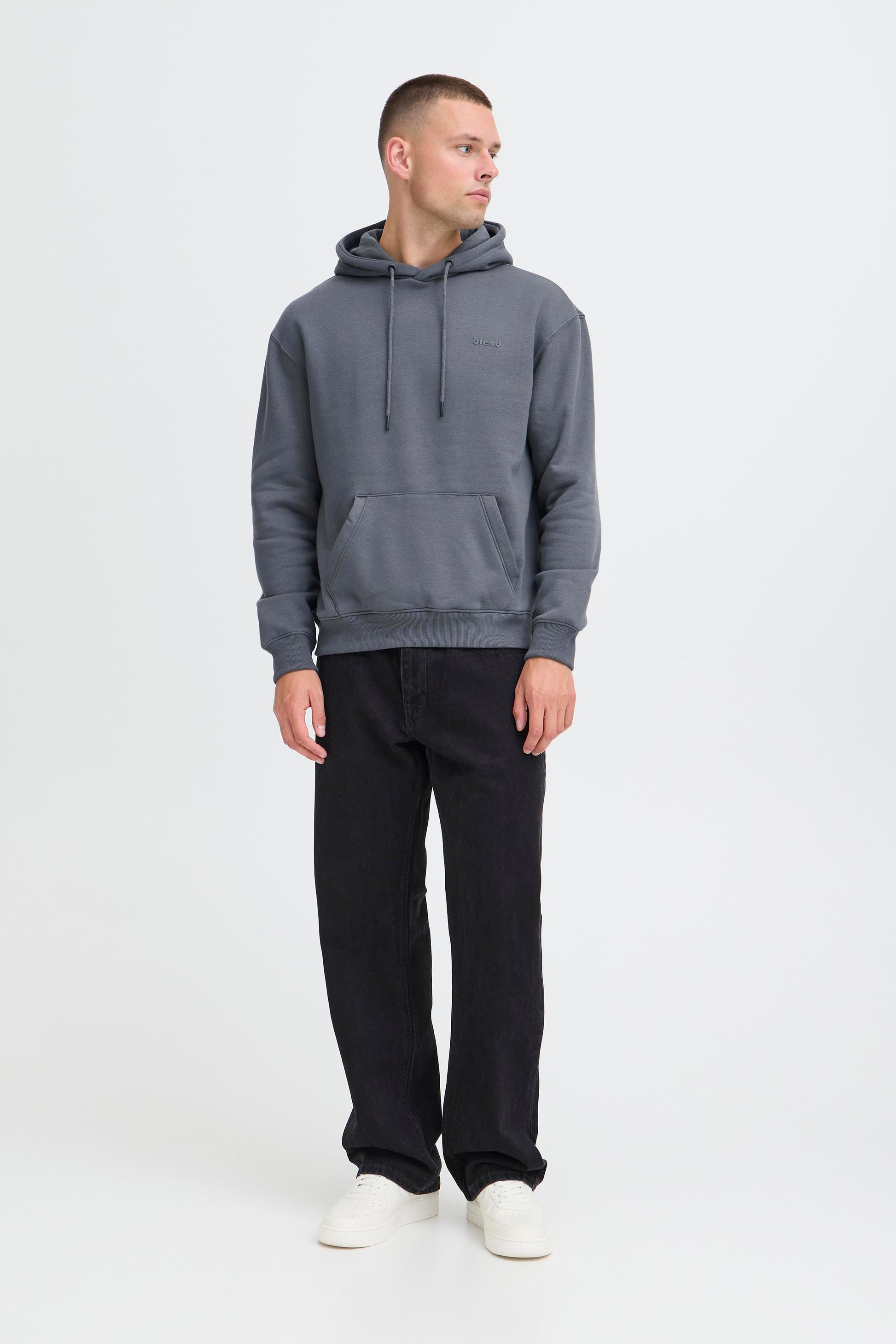 Bhdownton Hood Sweat Noos (Iron Gate)