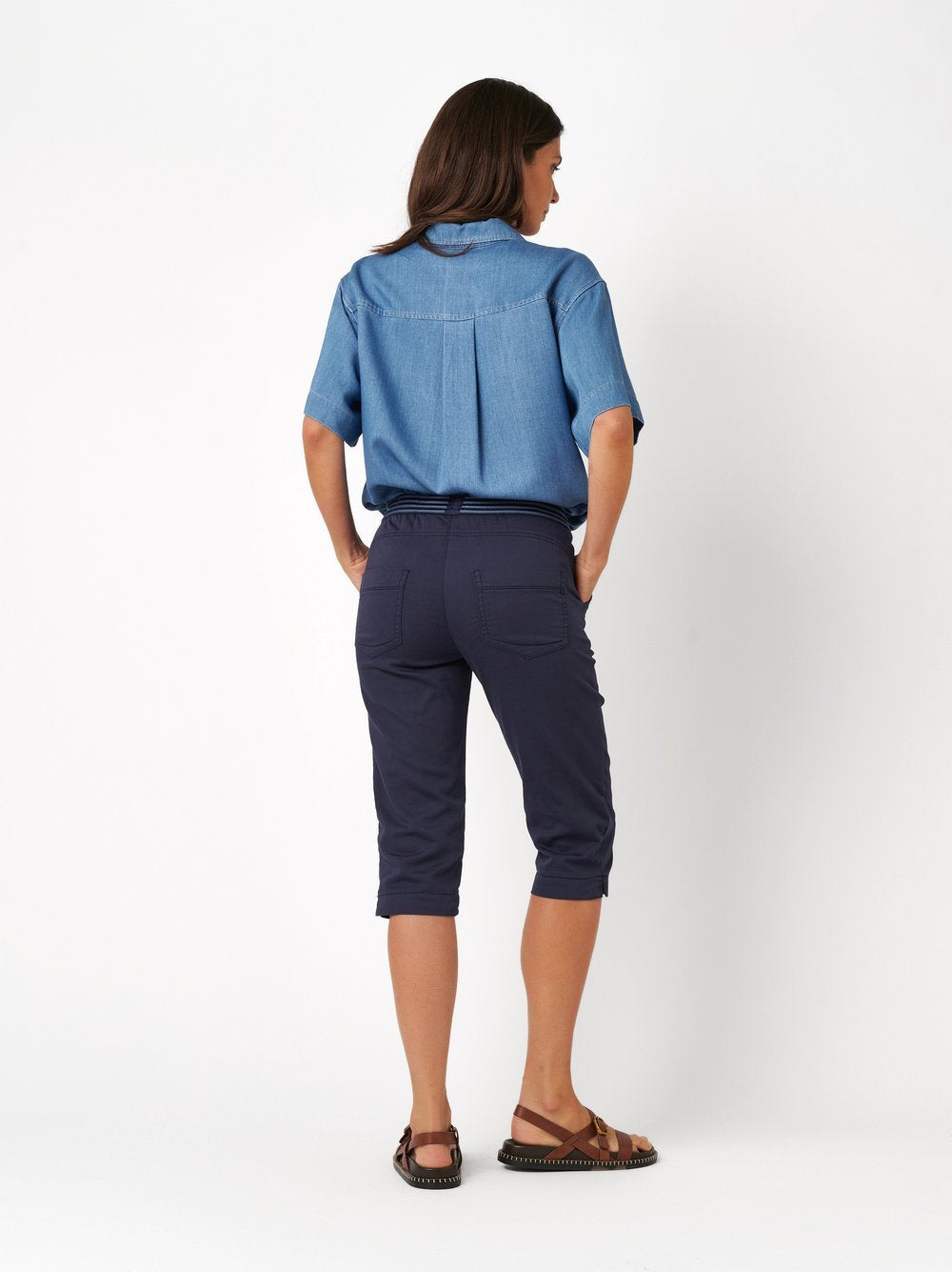 Sue Jogpant Capri (Dark Blue)