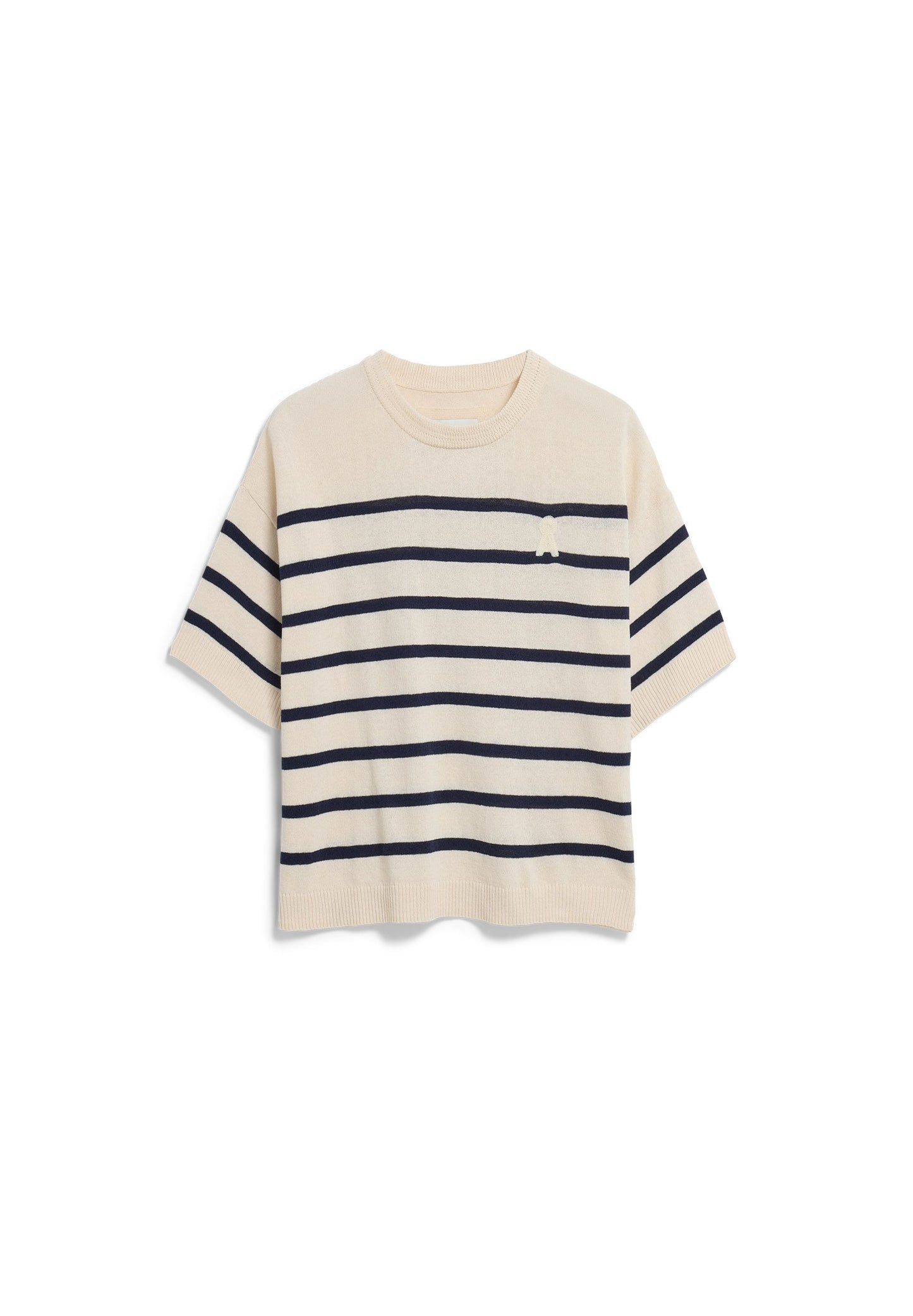 Striped Linen Blend Sweater (Undyed-tinted N)