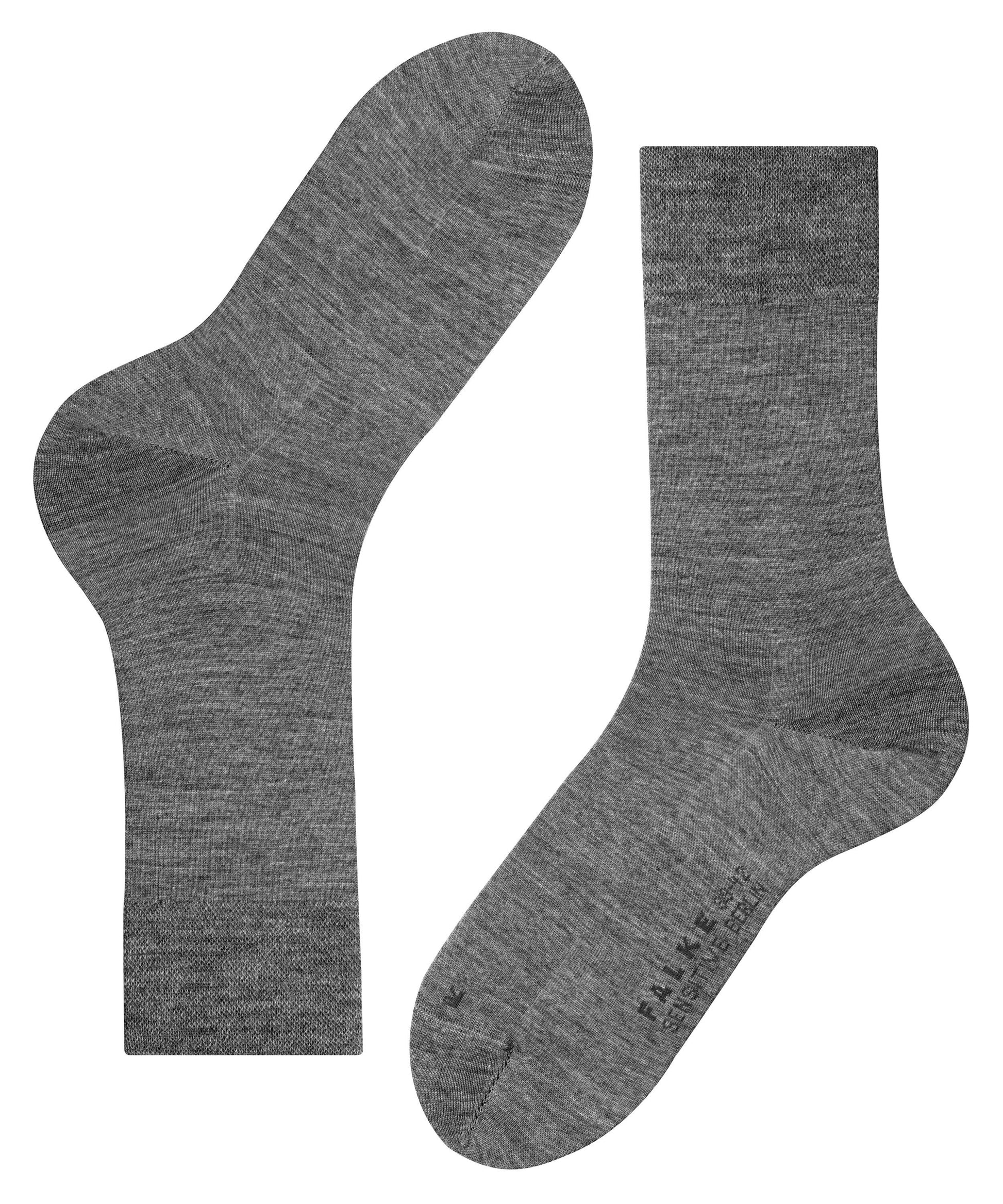 FALKE Sensitive Berlin Herren Socken (Dark Grey)