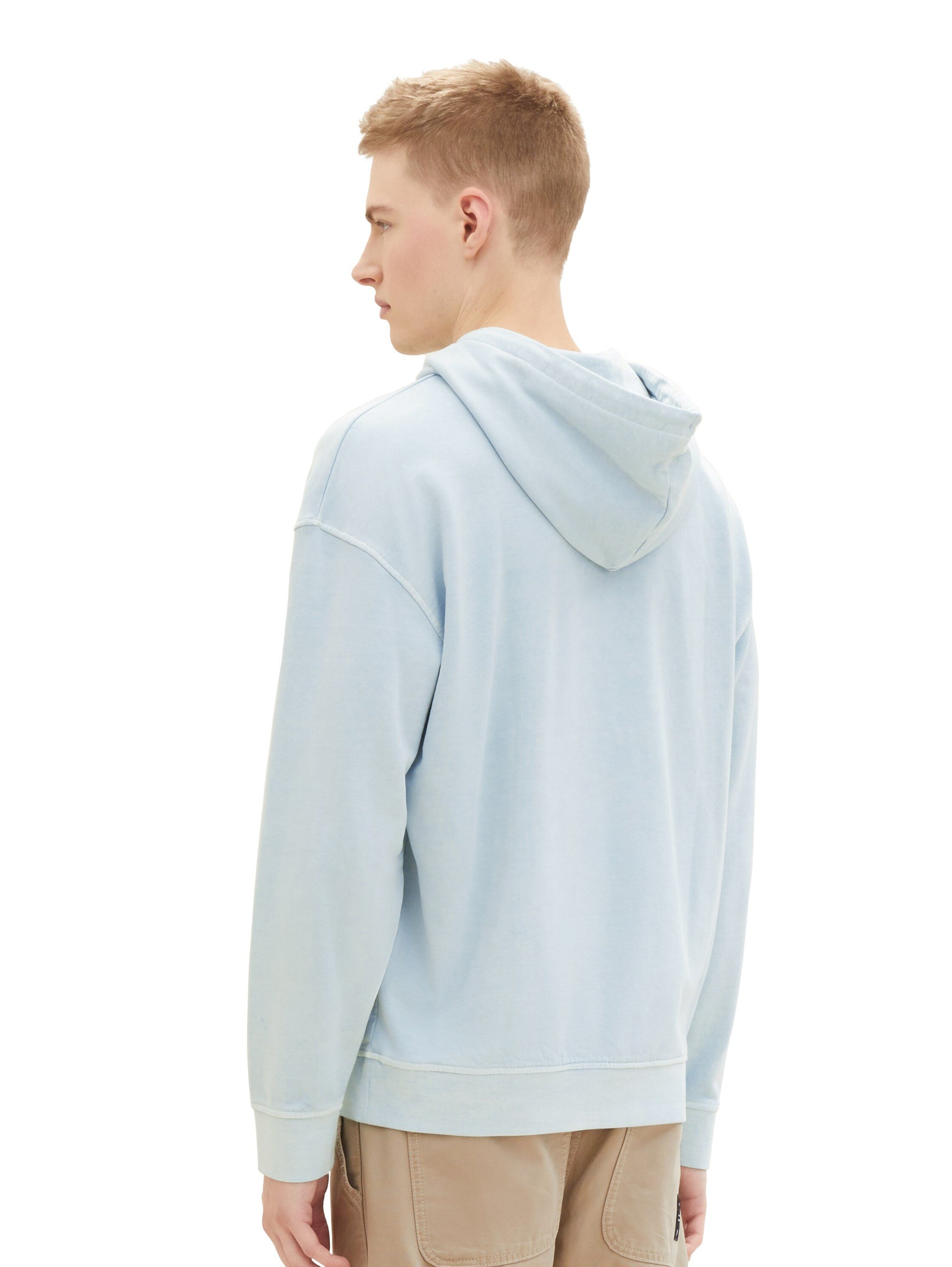 Hoodie mit Print (Dusty Mint Blu)