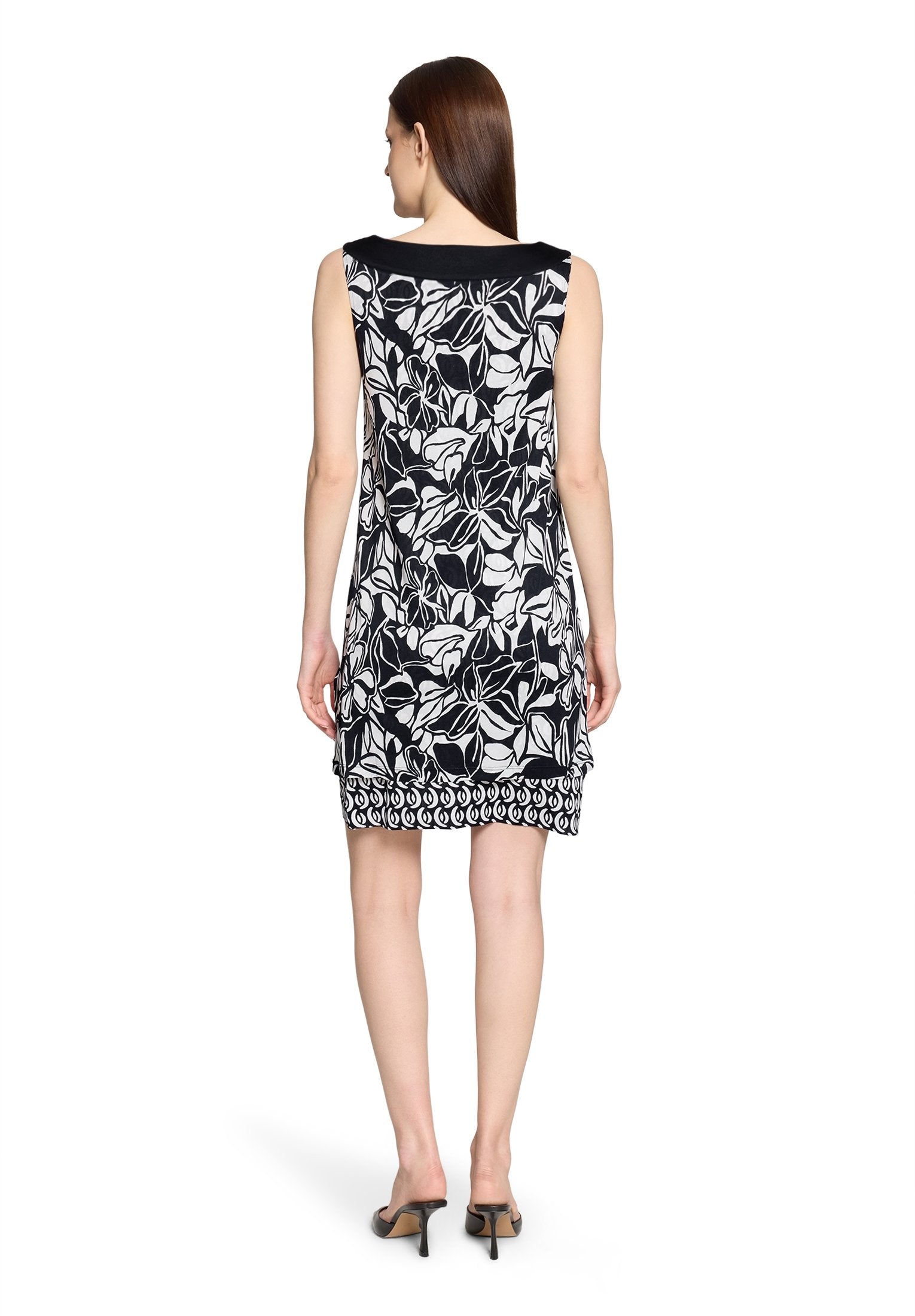 Jerseykleid (Dark Blue/cream)