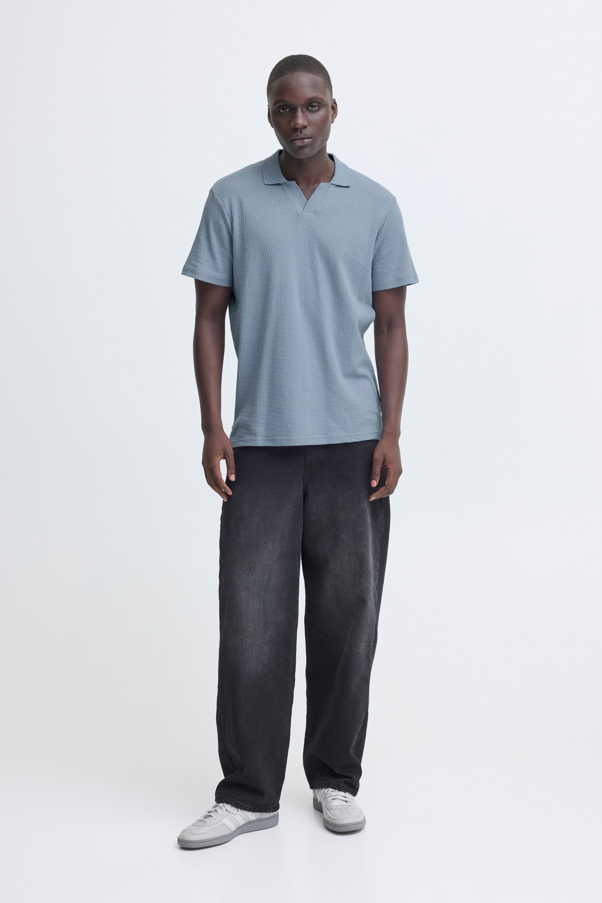 Bheskild Polo S/s (Faded Denim)