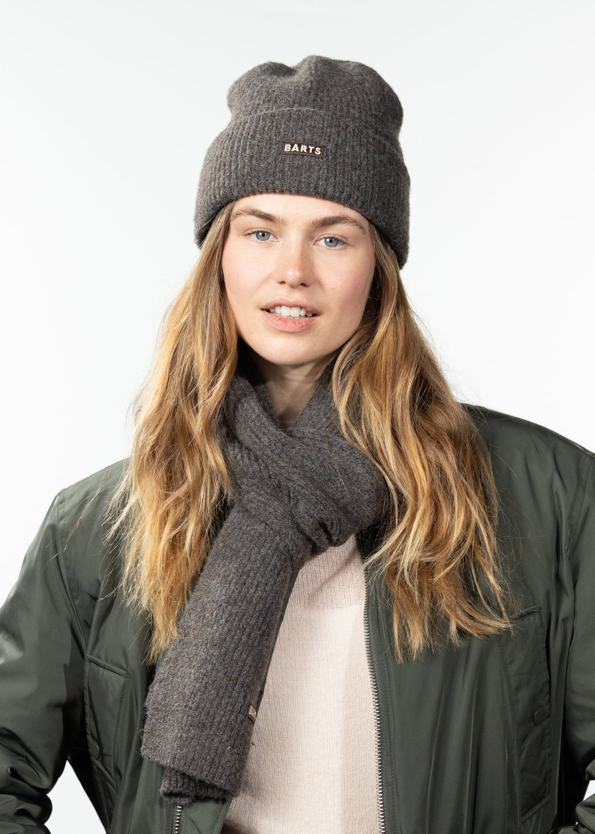 Ardelve Scarf (Beige Dark Brown)