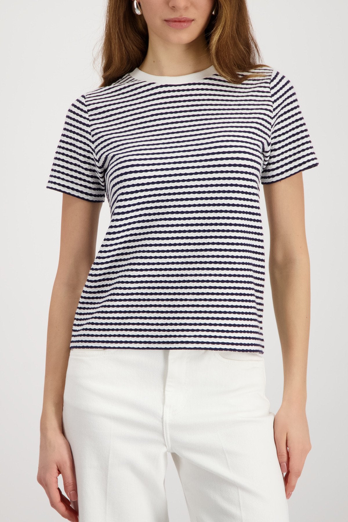 T-Shirt (Marine Ringel)