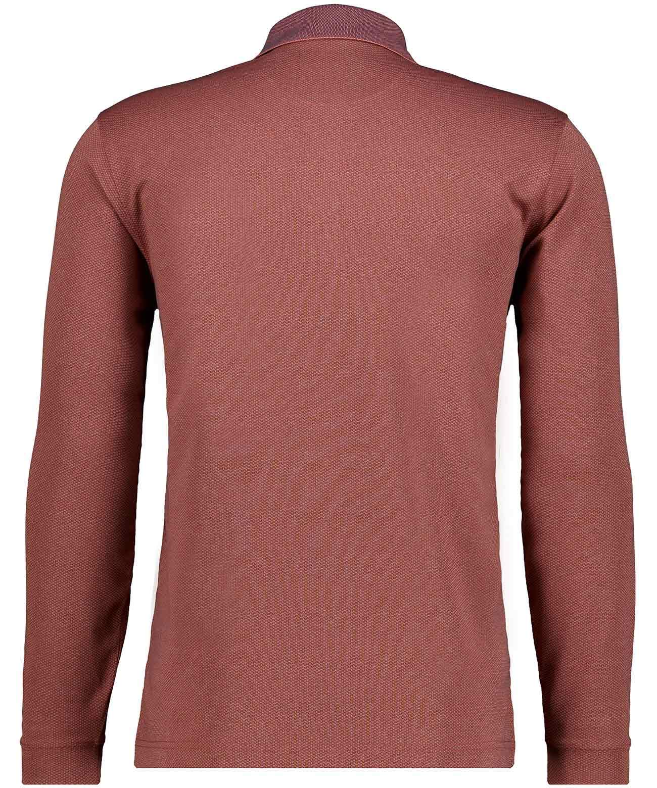 Poloshirt langarm (Vintagerot)
