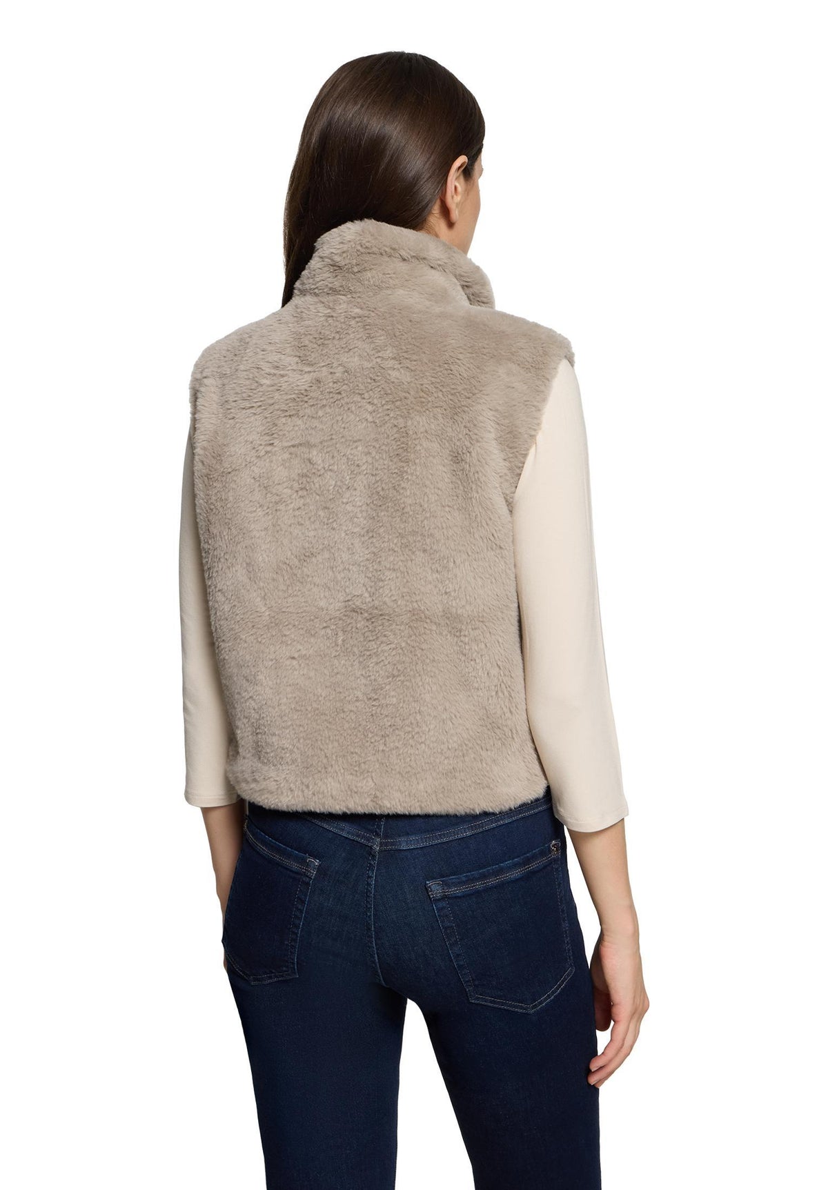 Plüschweste (Bright Taupe)