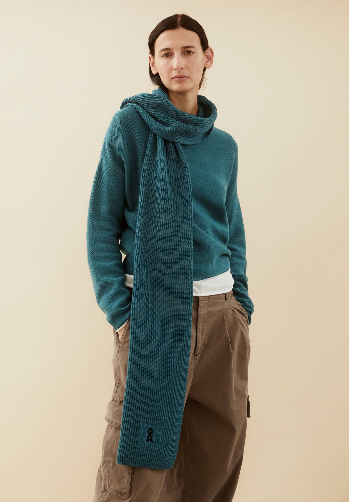 Merinaa Links Links Sweater (Petrol Velvet)