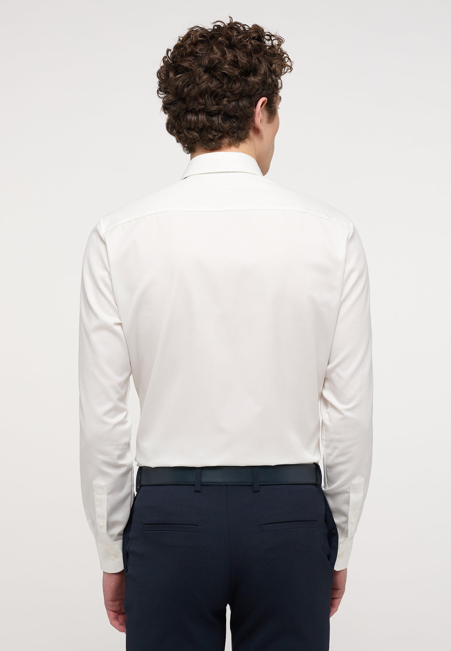 Eterna Langarm Hemd Slim Fit Cover Shirt Twill (Champagner)