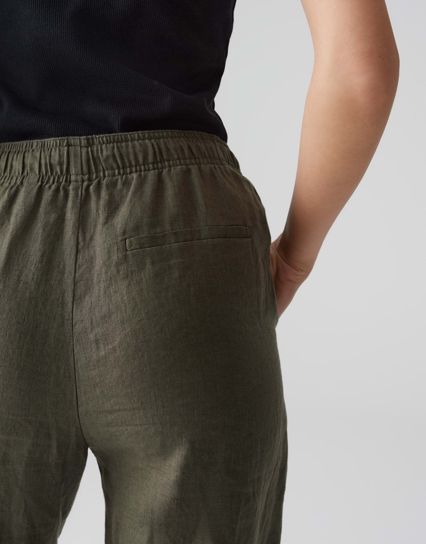Mileni linen (Olive Leaf)
