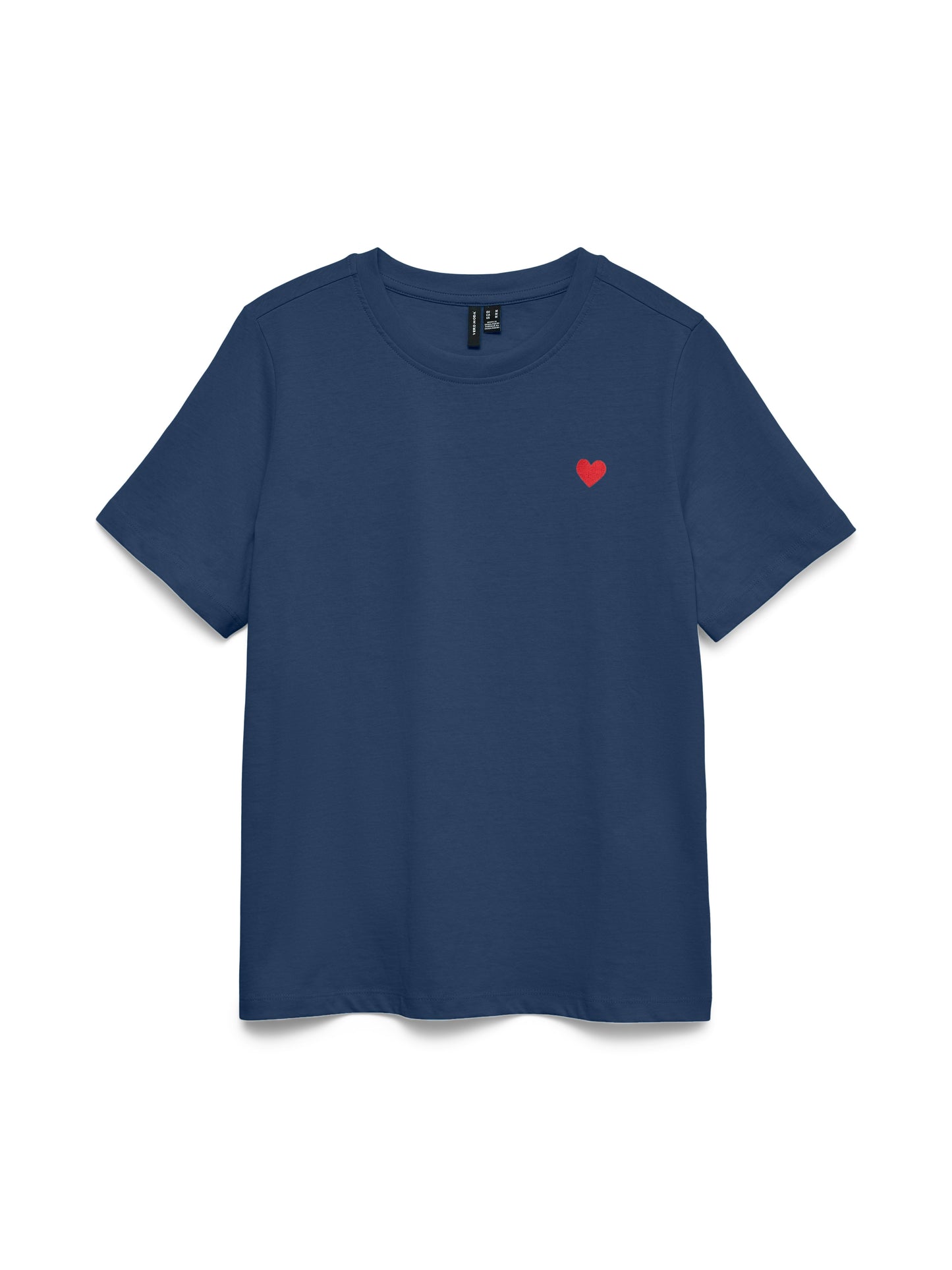 Vmpaulina Ss T-shirt Jrs Noos (Dark Denim)