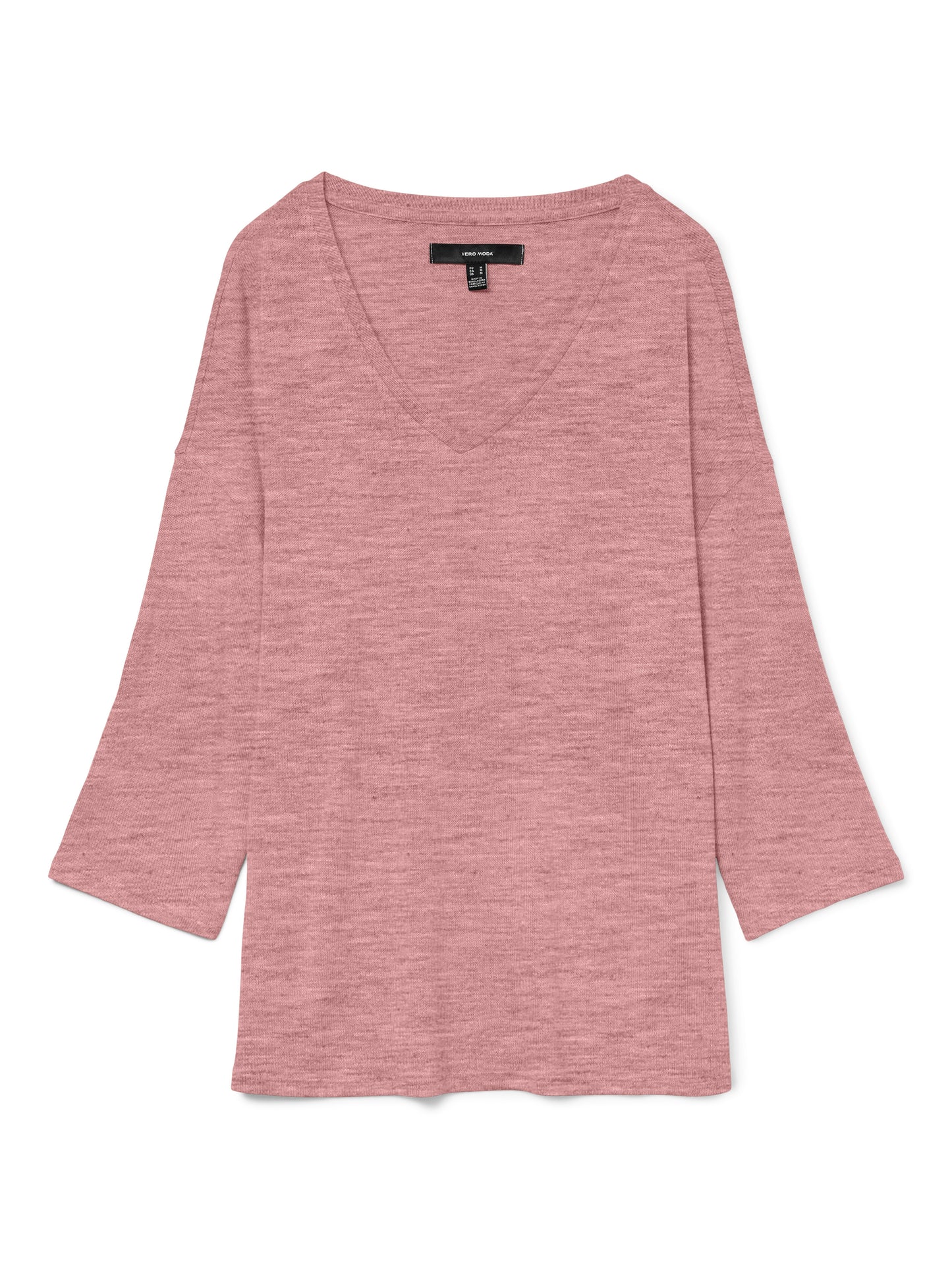 Vmbrianna 3/4 V-neck Blouse Boo (Rose Elega)
