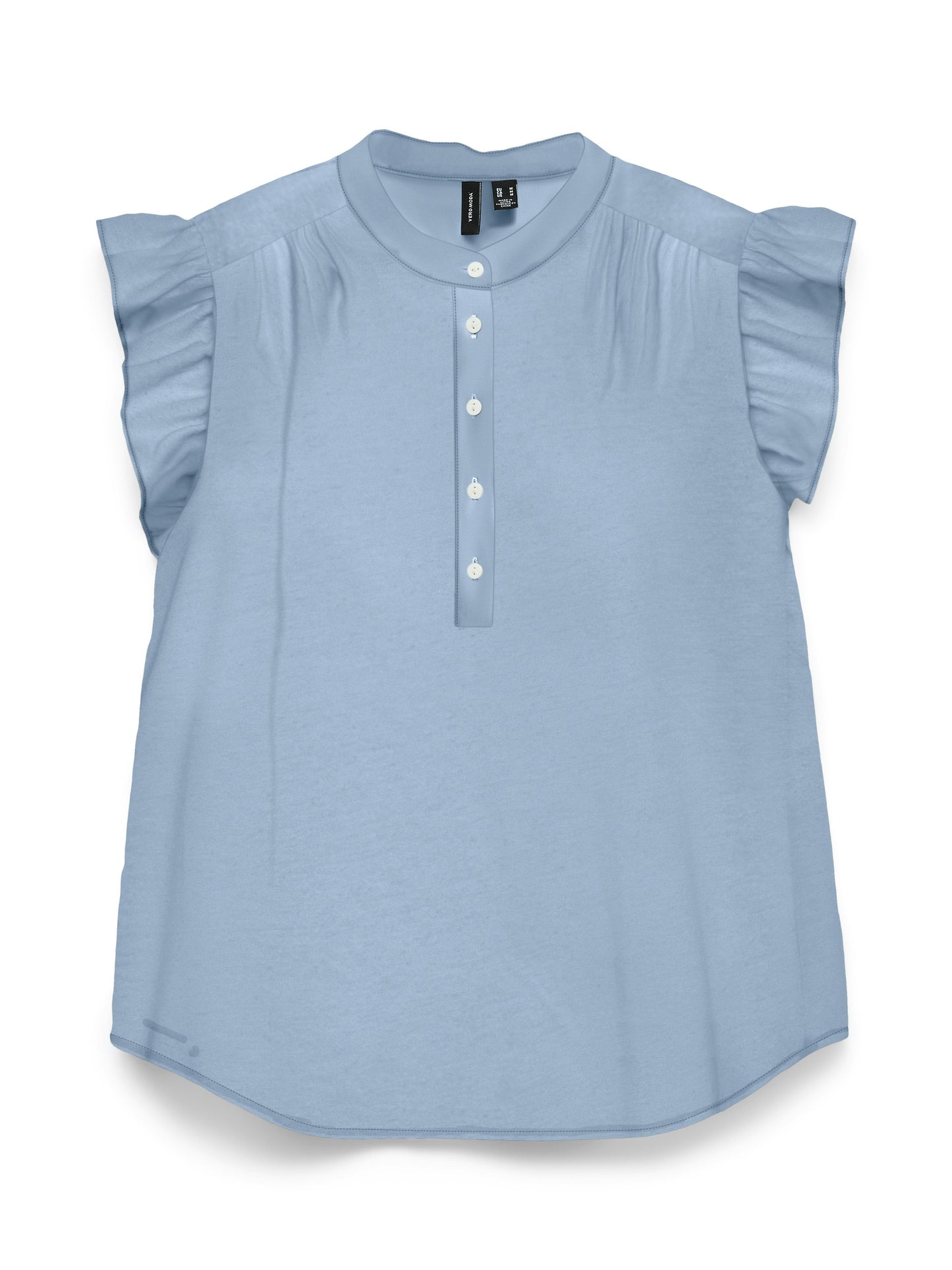 Vmselma Ss Frill Top (Cashmere Blue)
