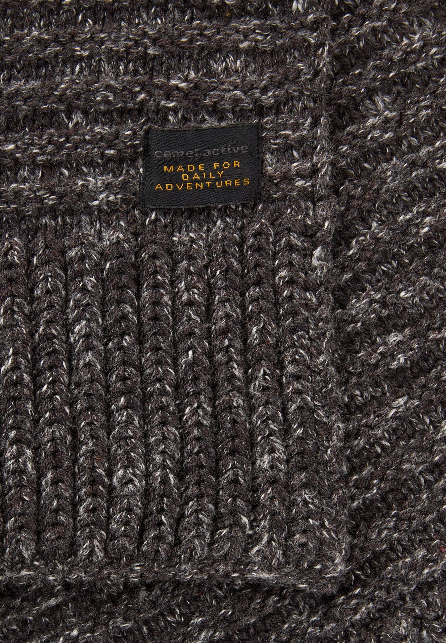 Schal aus reiner Baumwolle (Asphalt)