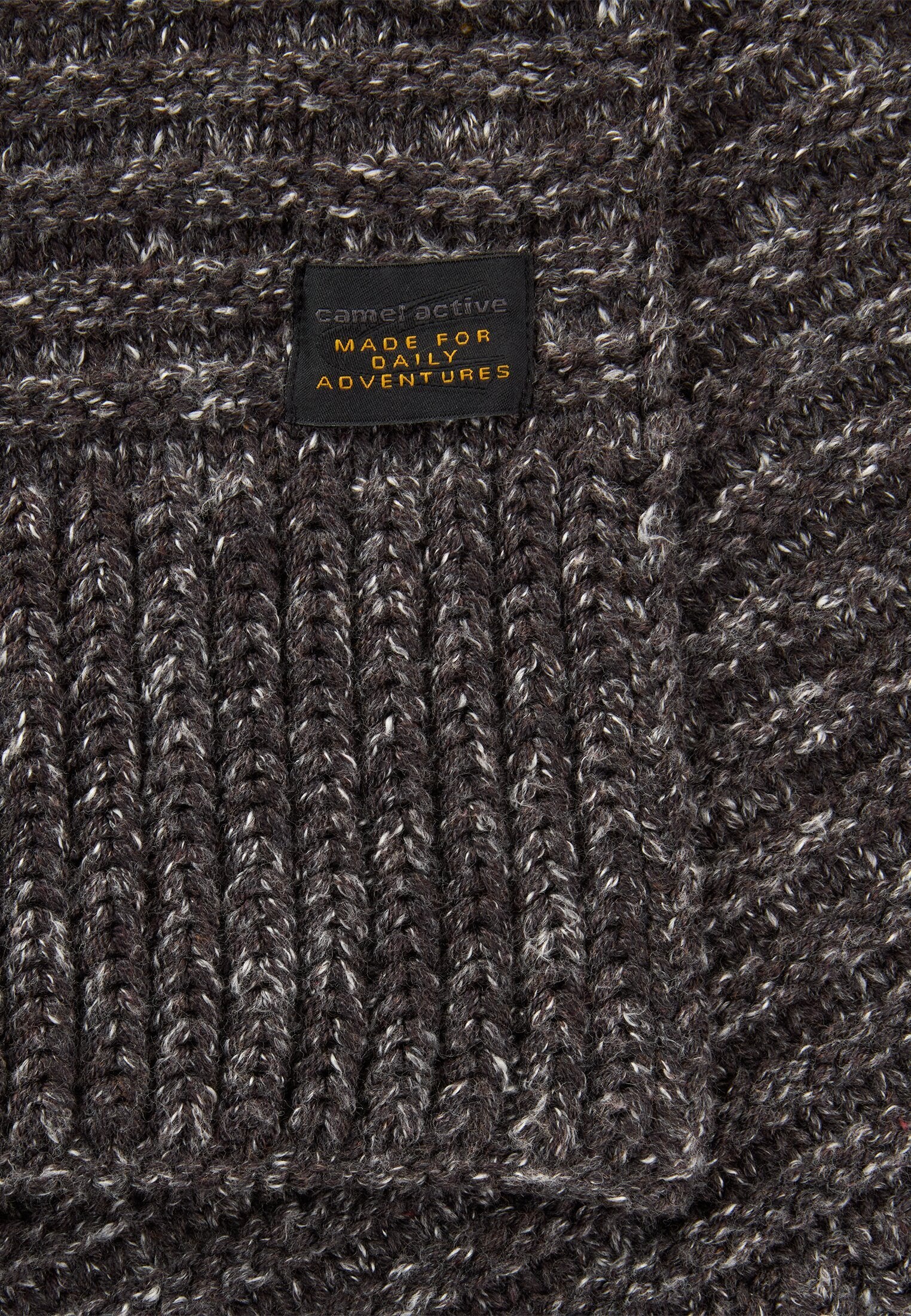 Schal aus reiner Baumwolle (Asphalt)