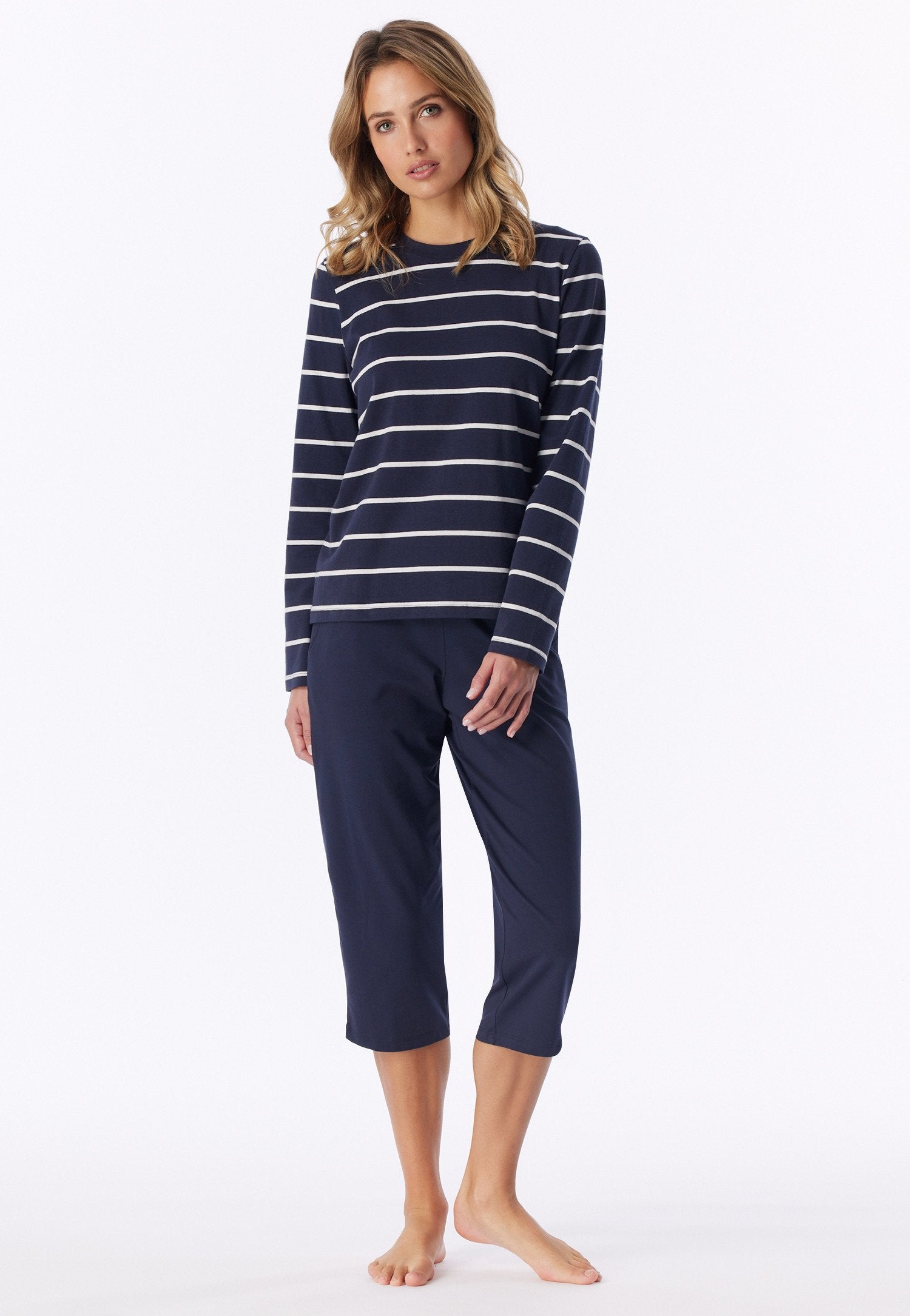 Shirt langarm Rundhals (Multicolor)