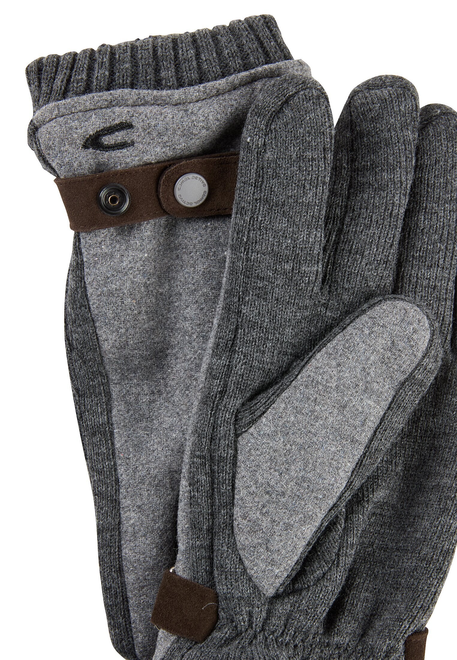 Strickhandschuhe mit Fleecefutter (Grey Melange)