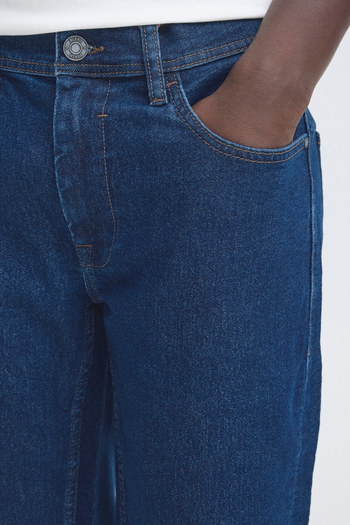 Bh_twister Slm/reg Denimshorts (Denim Dark Bl)