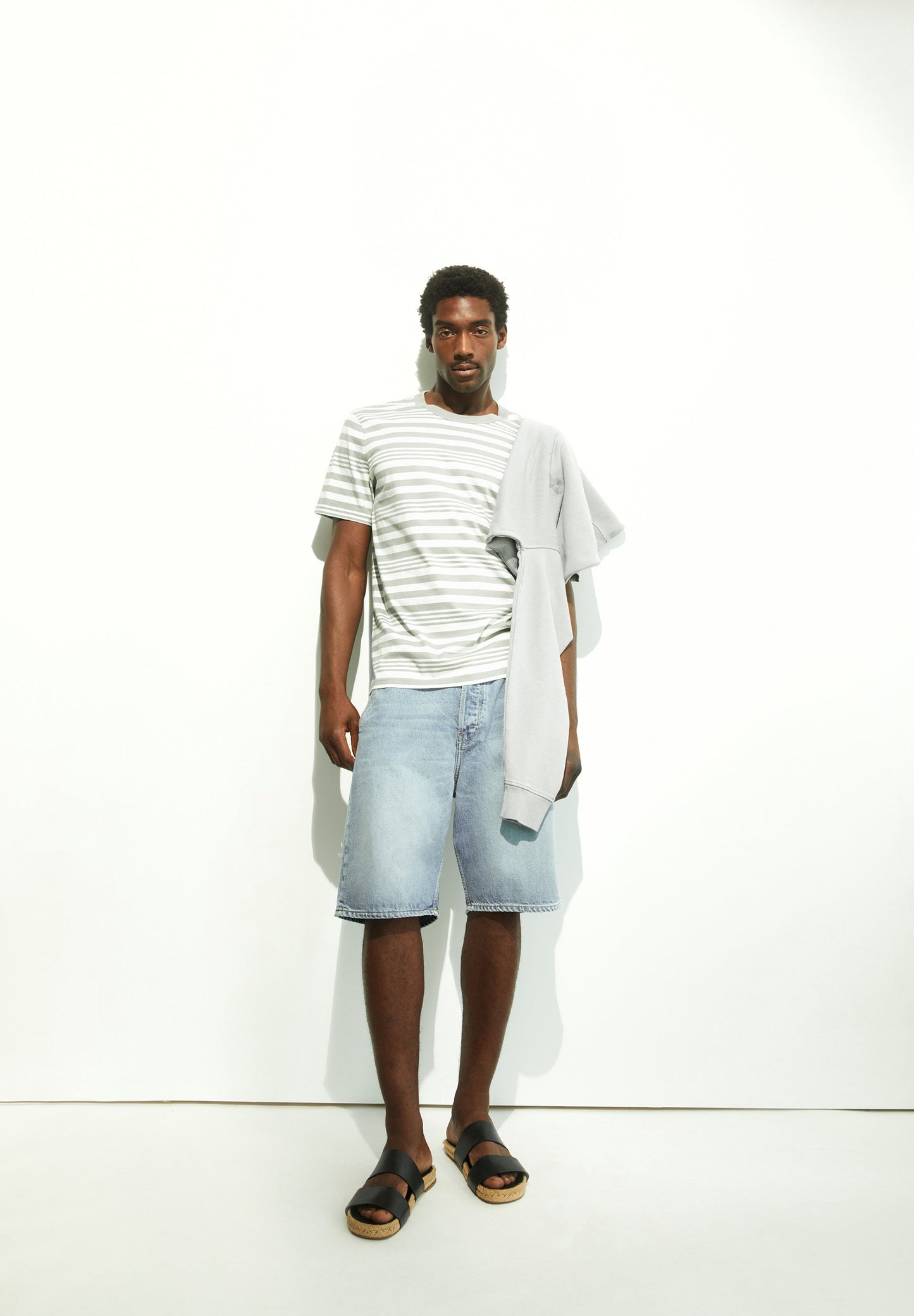 Maarkos Bold Stripes (Oatmilk-seagree)