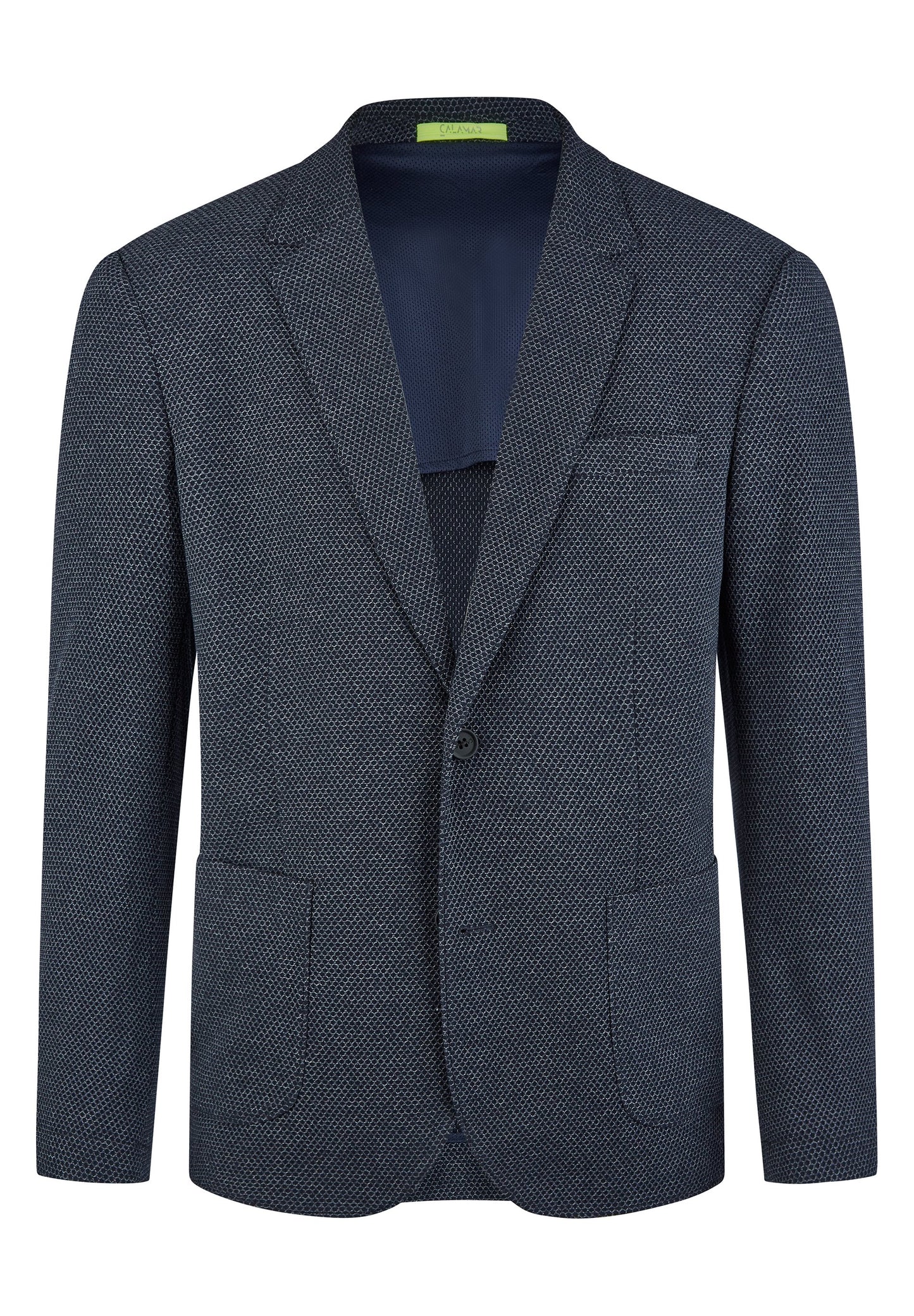 Jersey Waffel Piquee Sakko (Navy)