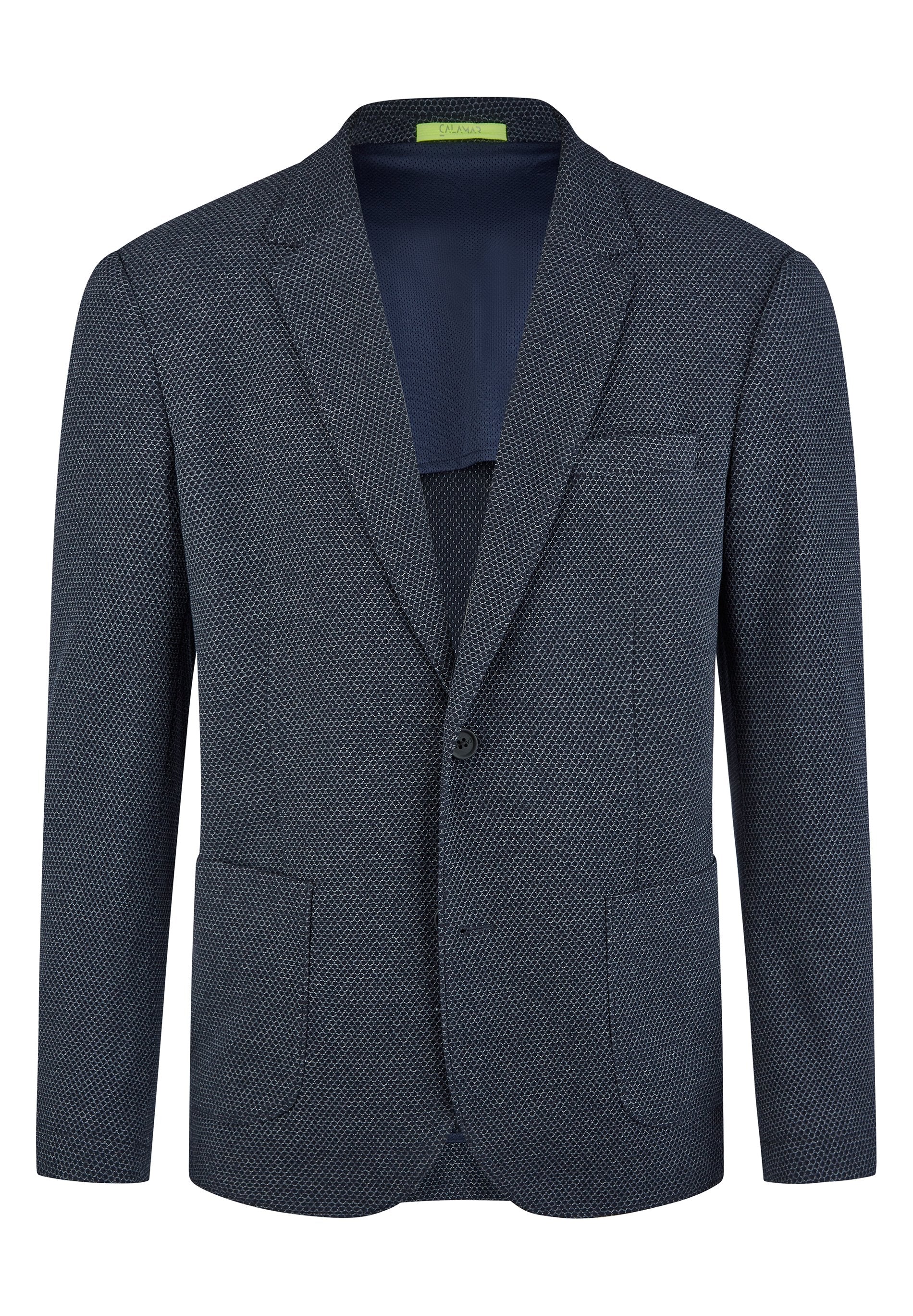 Jersey Waffel Piquee Sakko (Navy)